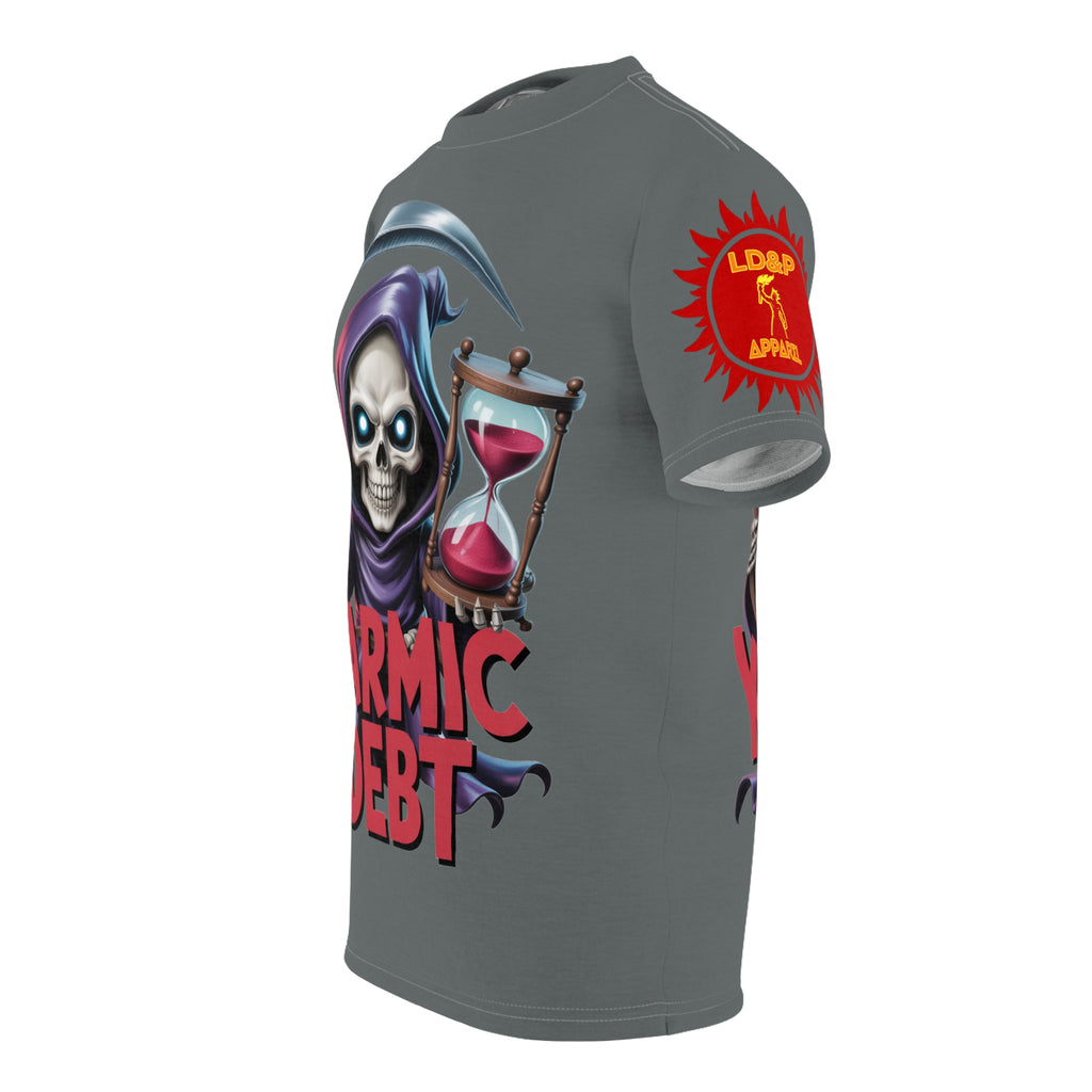 Karmic Debt Graphic Tee — LD&P Apparel Dark Grey
