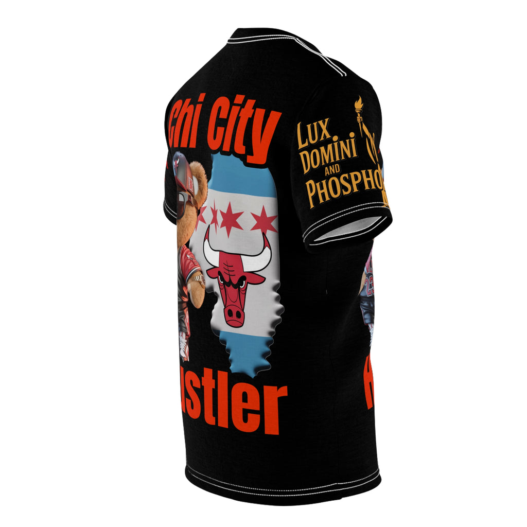 CHI CITY HUSTLER Unisex Cut & Sew Tee