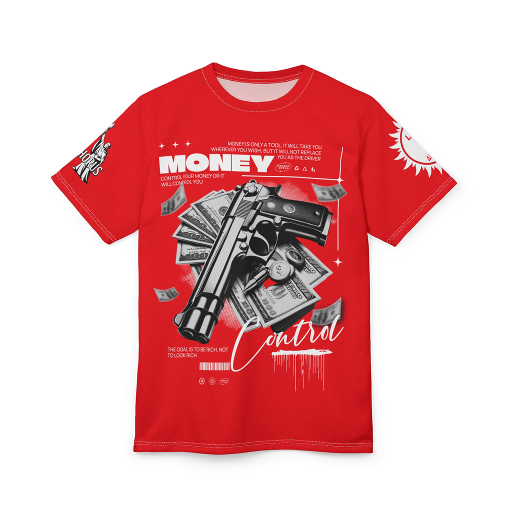Money Control Graphic Tee LD&P APPAREL RED