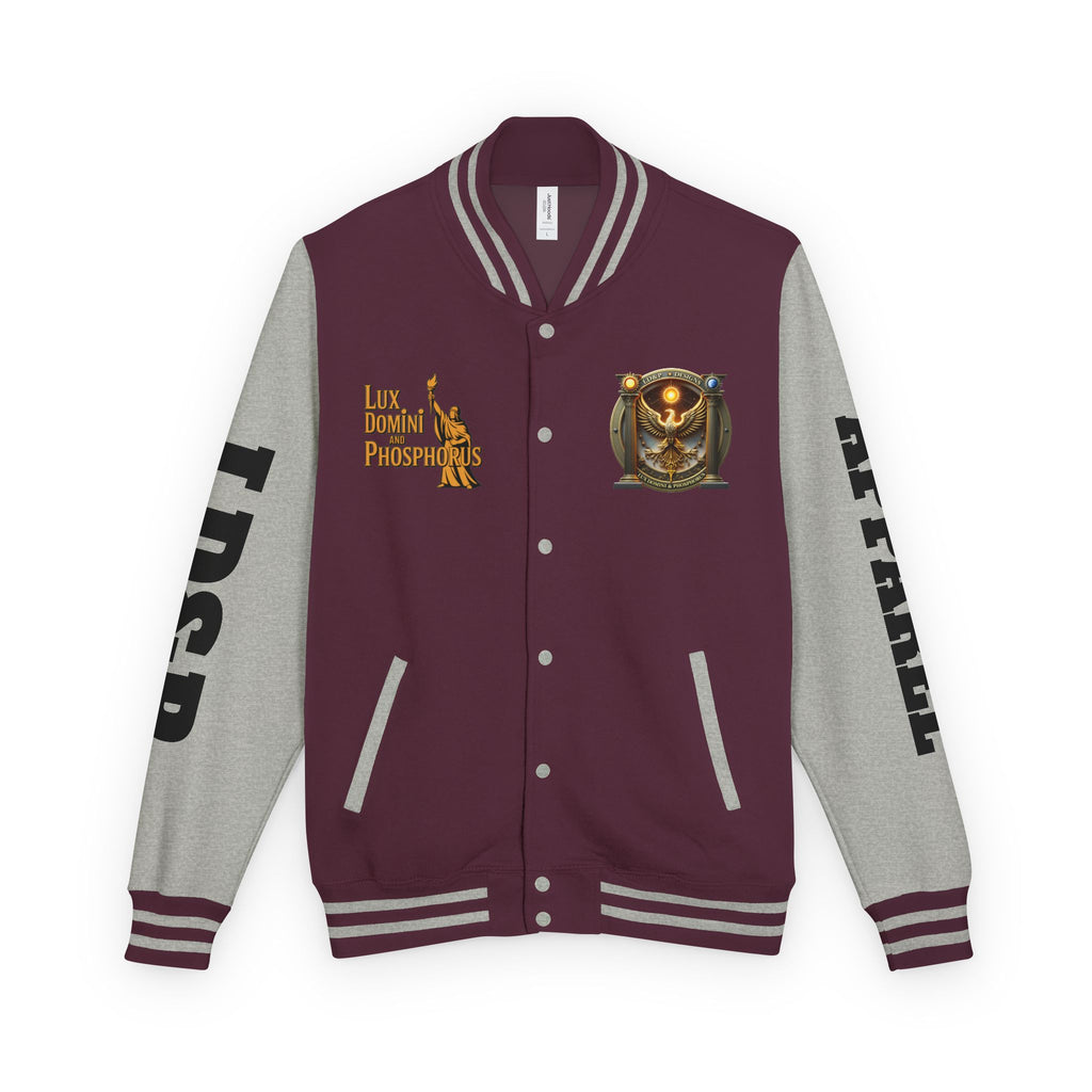 Letterman Jacket LD&P APPAREL Logo Design