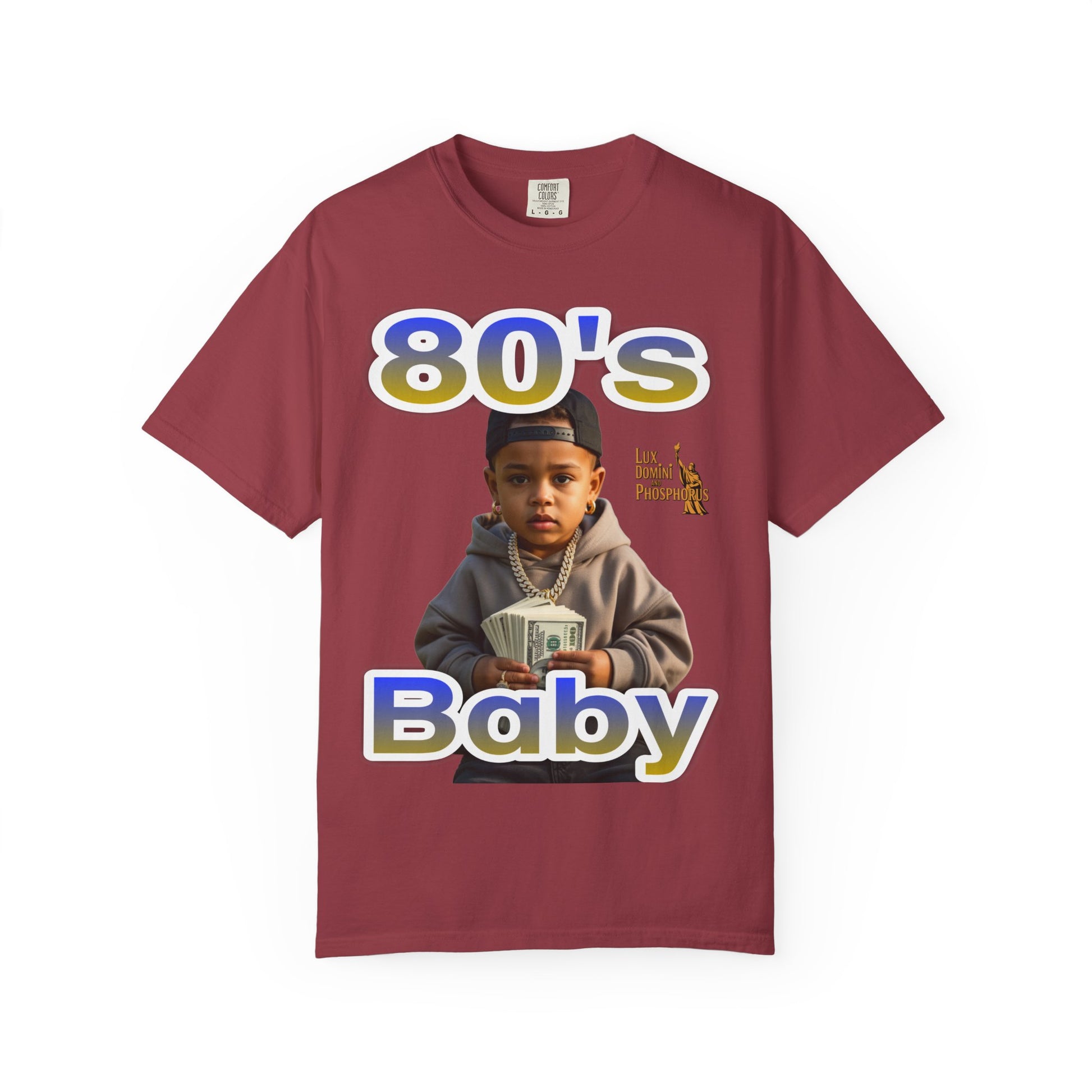 80s Baby Unisex Garment-Dyed T-shirt - LD&P APPAREL