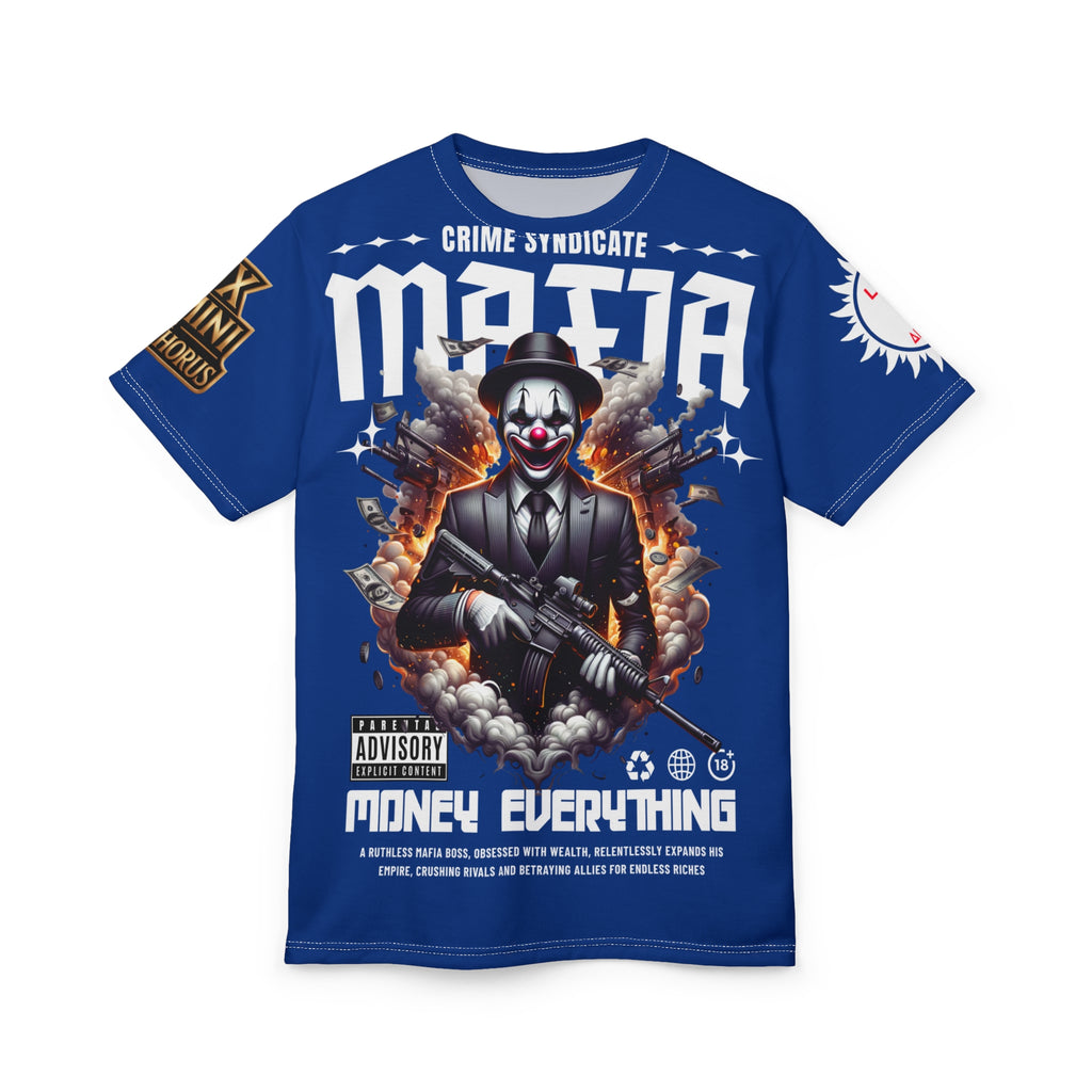 Mafia Crime Syndicate LD&P APPAREL Graphic Tee BLUE