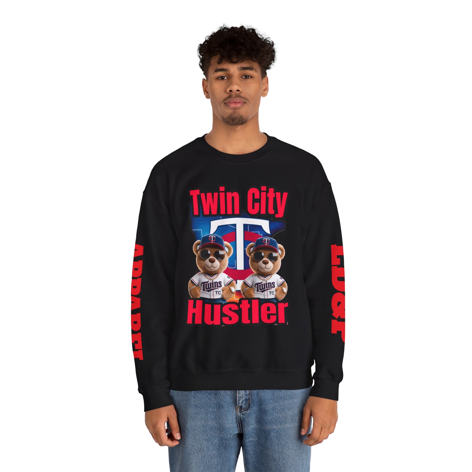 Crewneck Sweatshirt Twin City Hustler LD&P Apparel Design