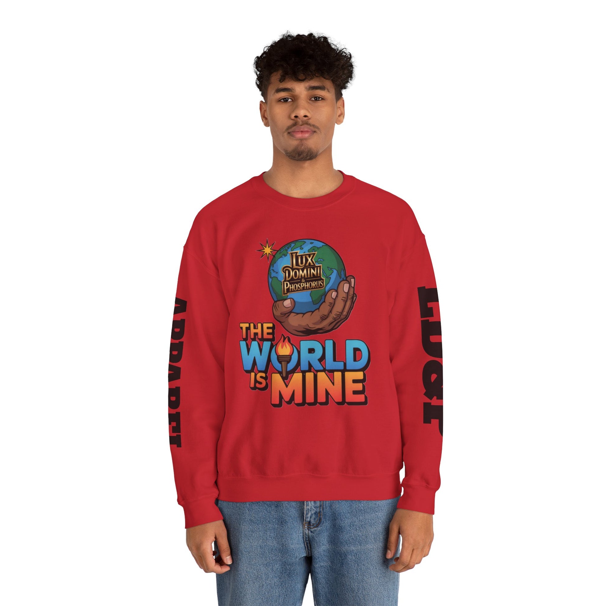 Graphic Sweatshirt - The World Is Mine LD&P APPAREL Design