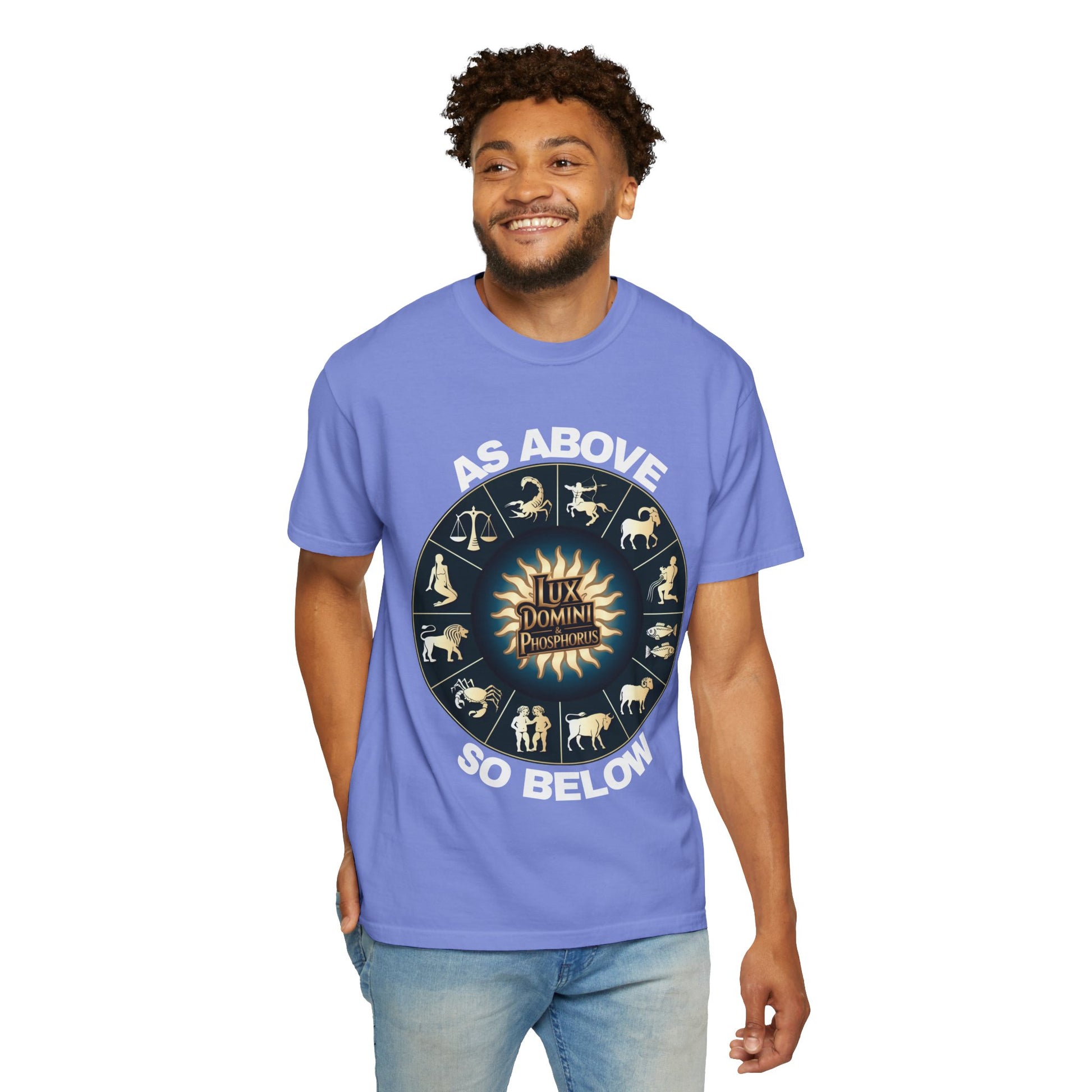Zodiac Unisex T-Shirt - As above so below design