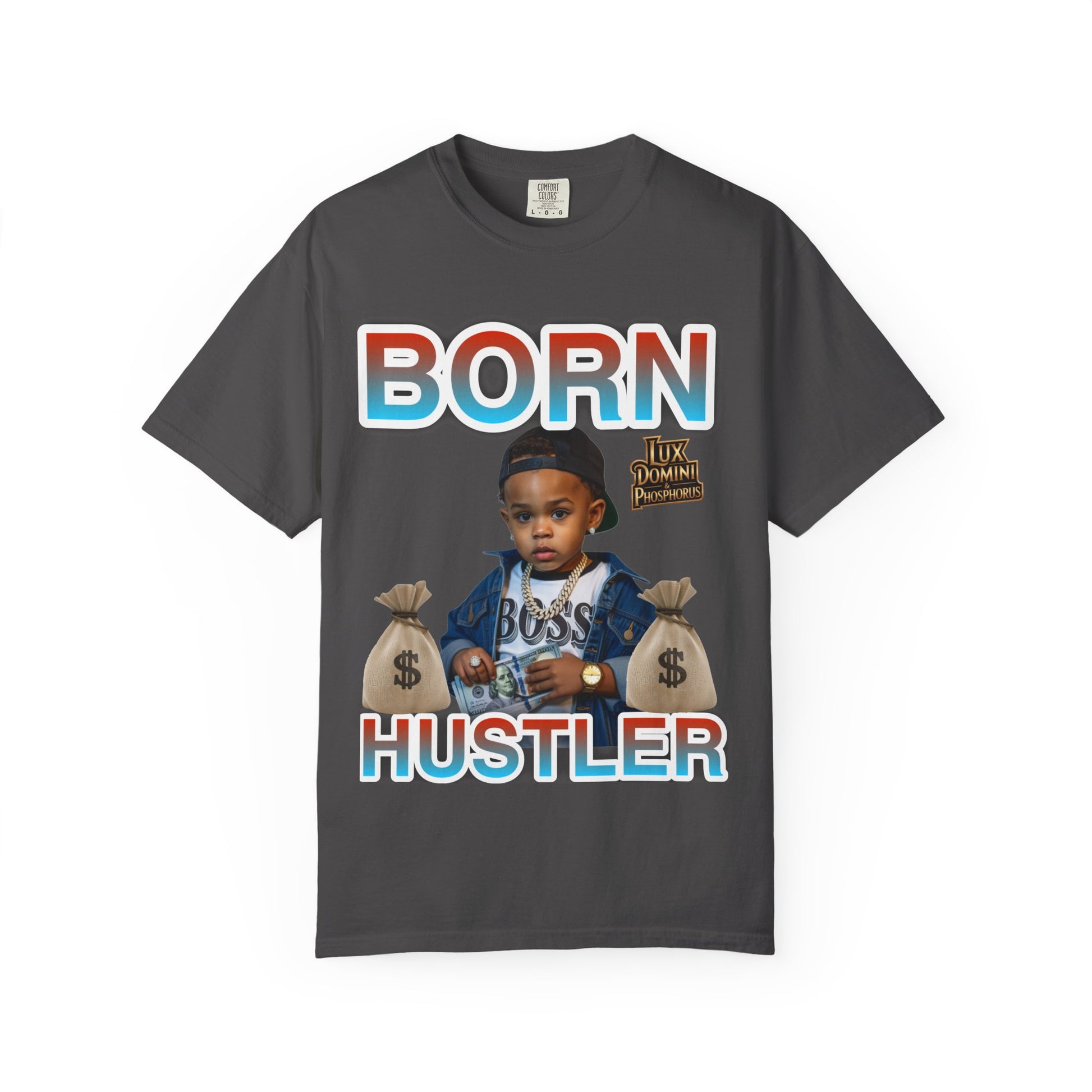 Garment-Dyed T-shirt BORN HUSTLER LD&P APPAREL