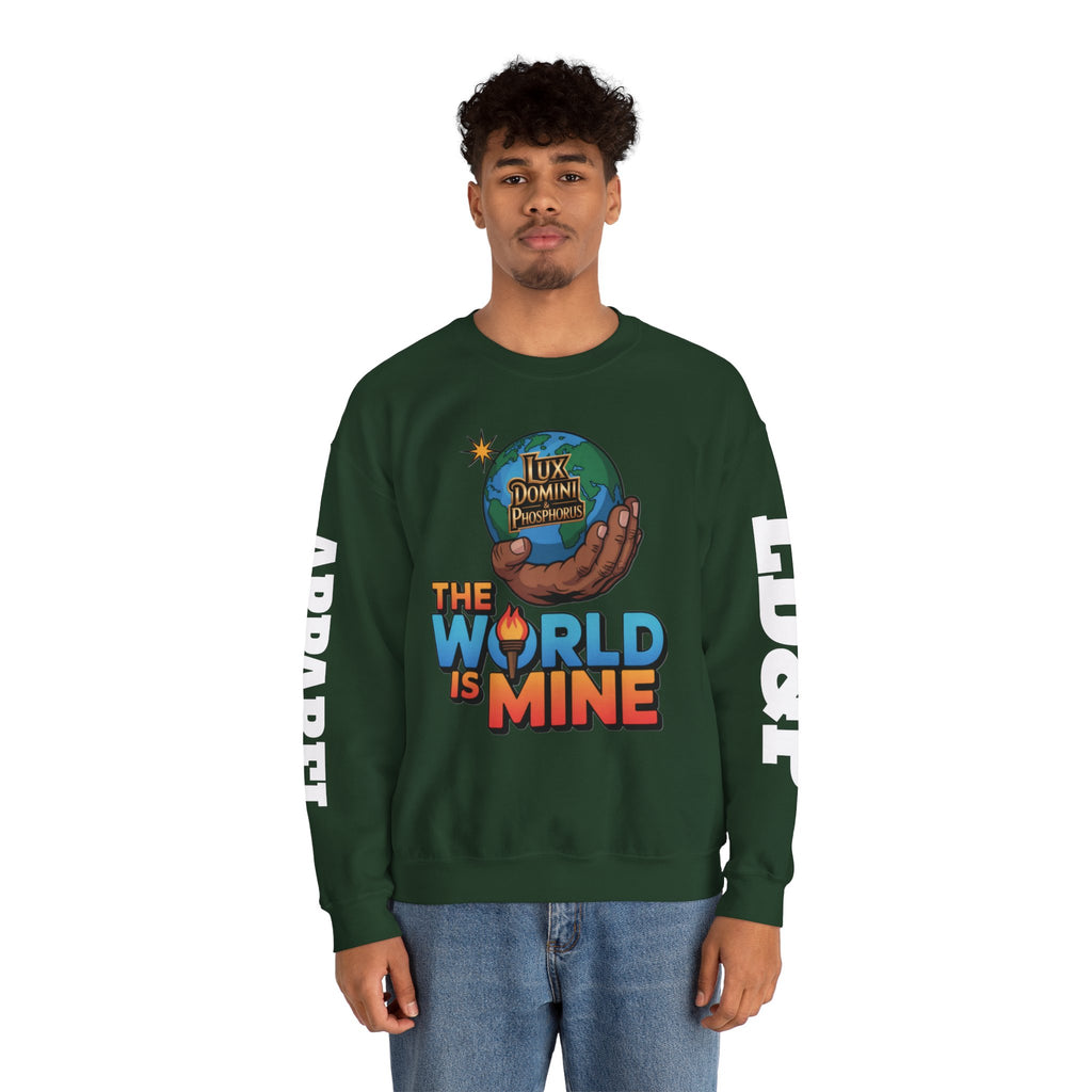 Graphic Sweatshirt - The World Is Mine LD&P APPAREL Design