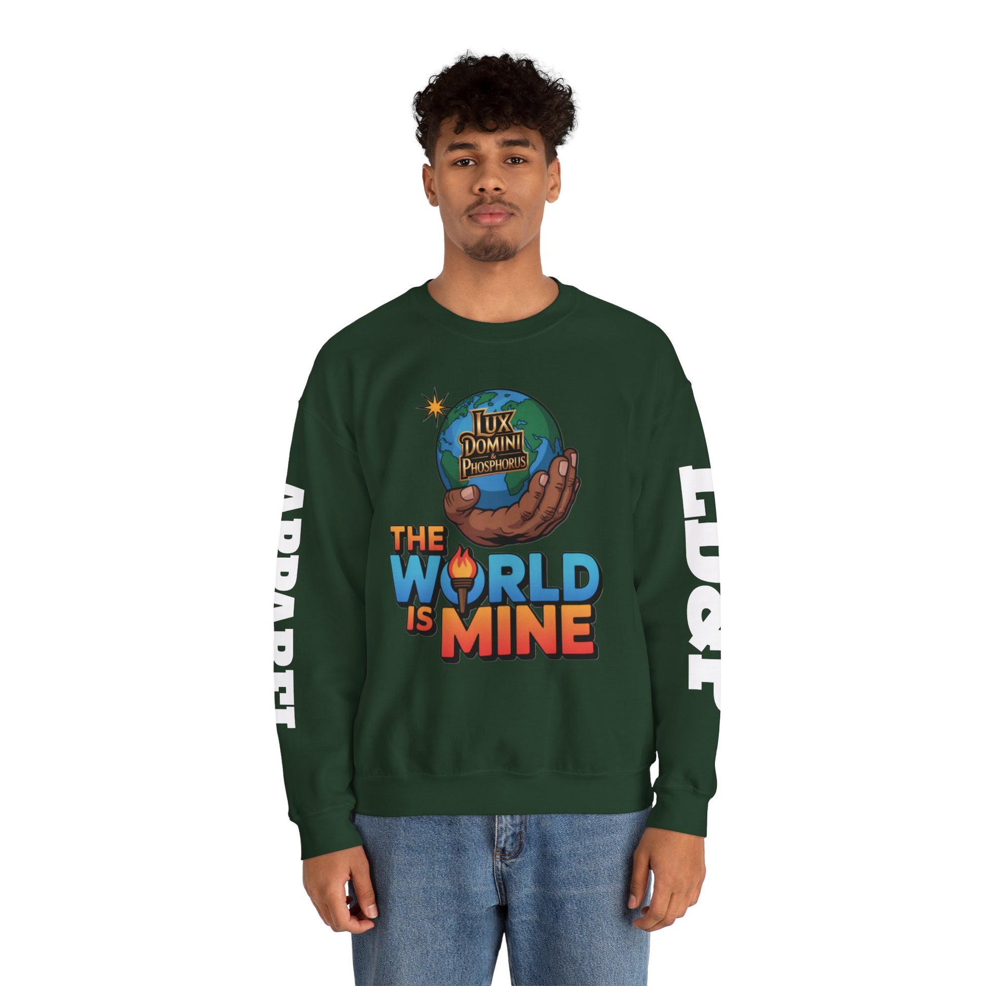 Graphic Sweatshirt - The World Is Mine LD&P APPAREL Design