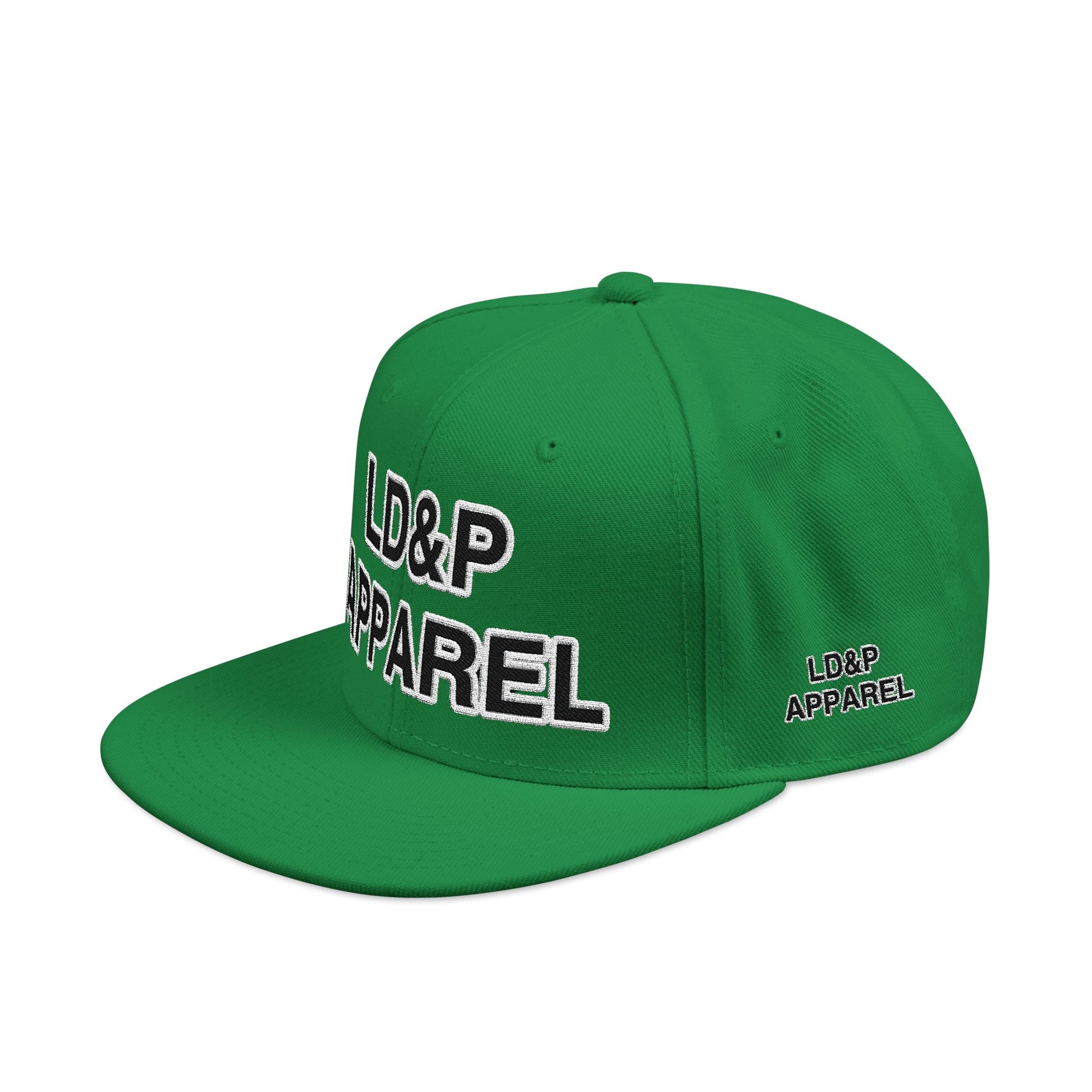 Embroidered Snapback Cap - LD&P Apparel Design