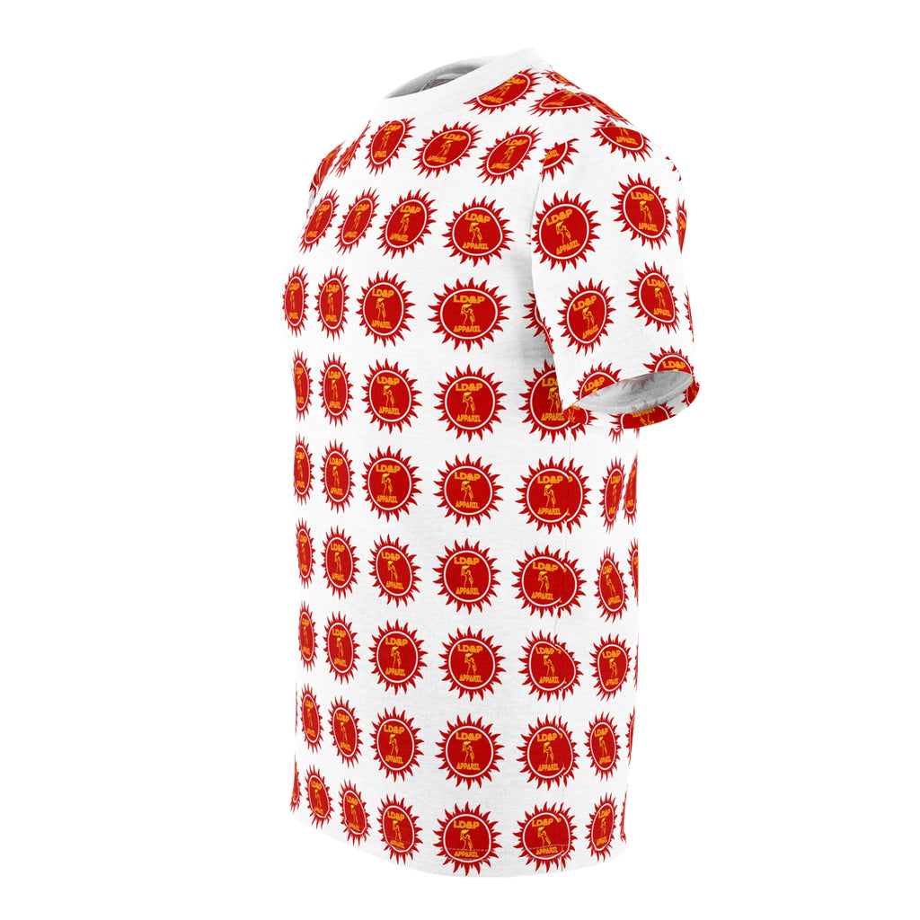 White Monogrammed Unisex Tee - LD&P Apparel Design