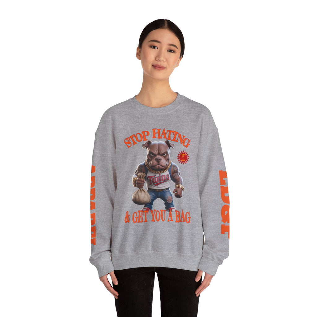 Unisex Sweatshirt Stop Hating LD&P Apparel Design
