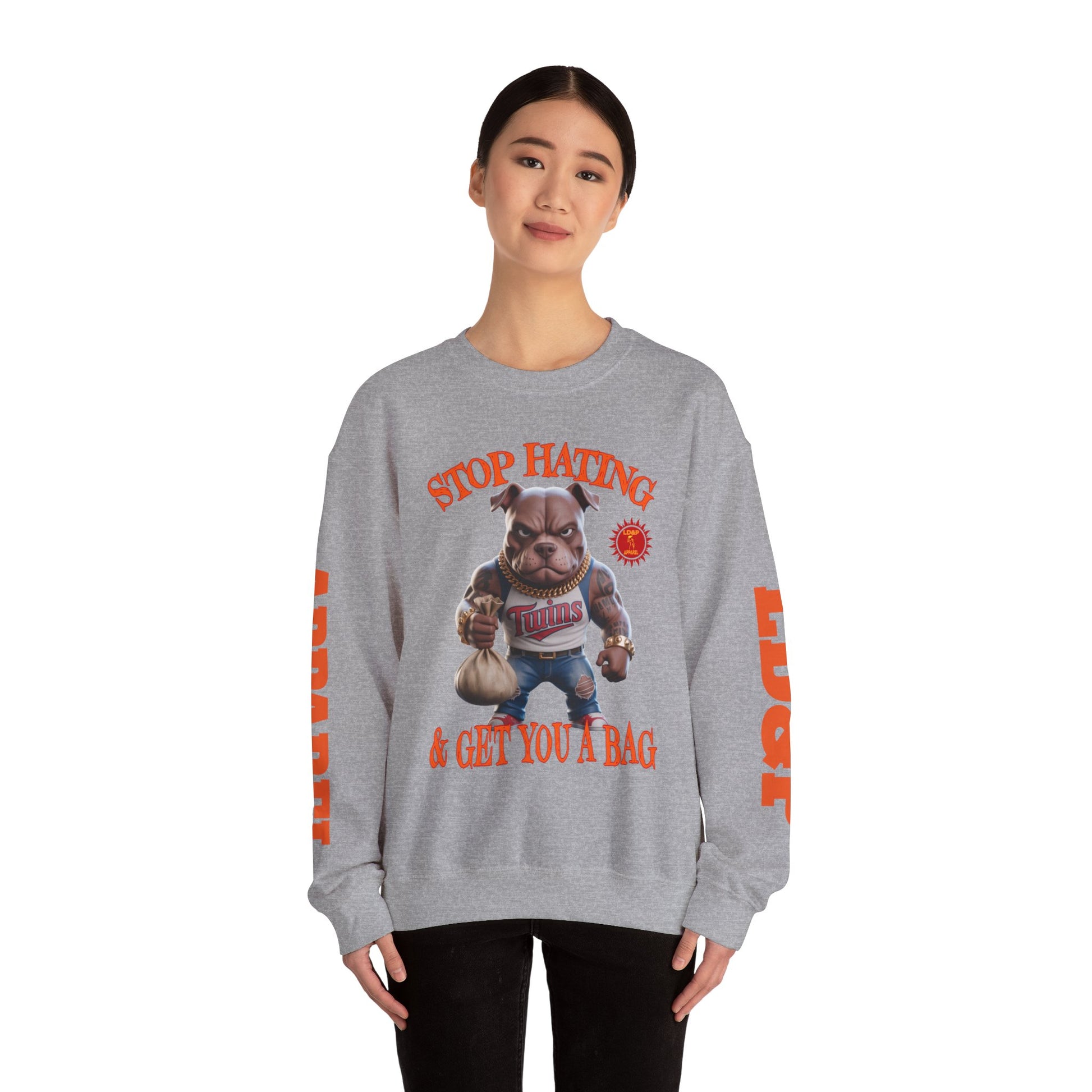 Unisex Sweatshirt Stop Hating LD&P Apparel Design