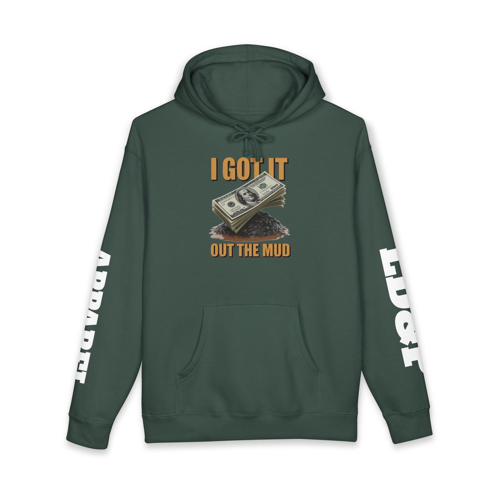 I Got It Out The Mud Hoodie — Money Stack Graphic Hoodie