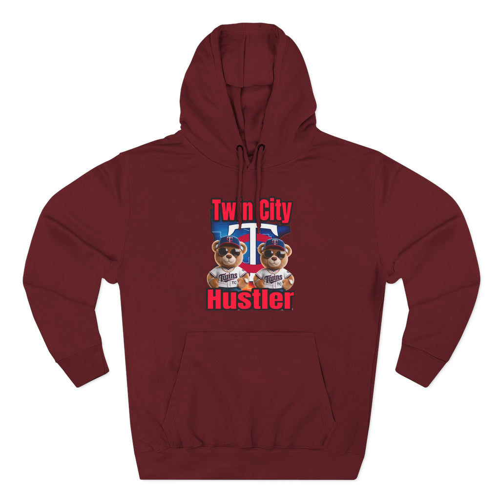Fleece Hoodie Twin City HUSTLER Design