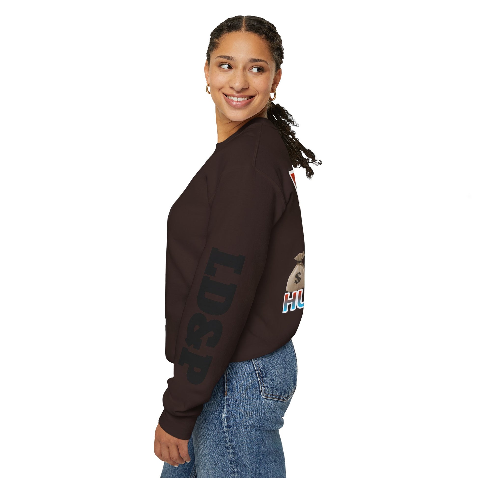 Crewneck Sweatshirt - Born Hustler LD&P Apparel