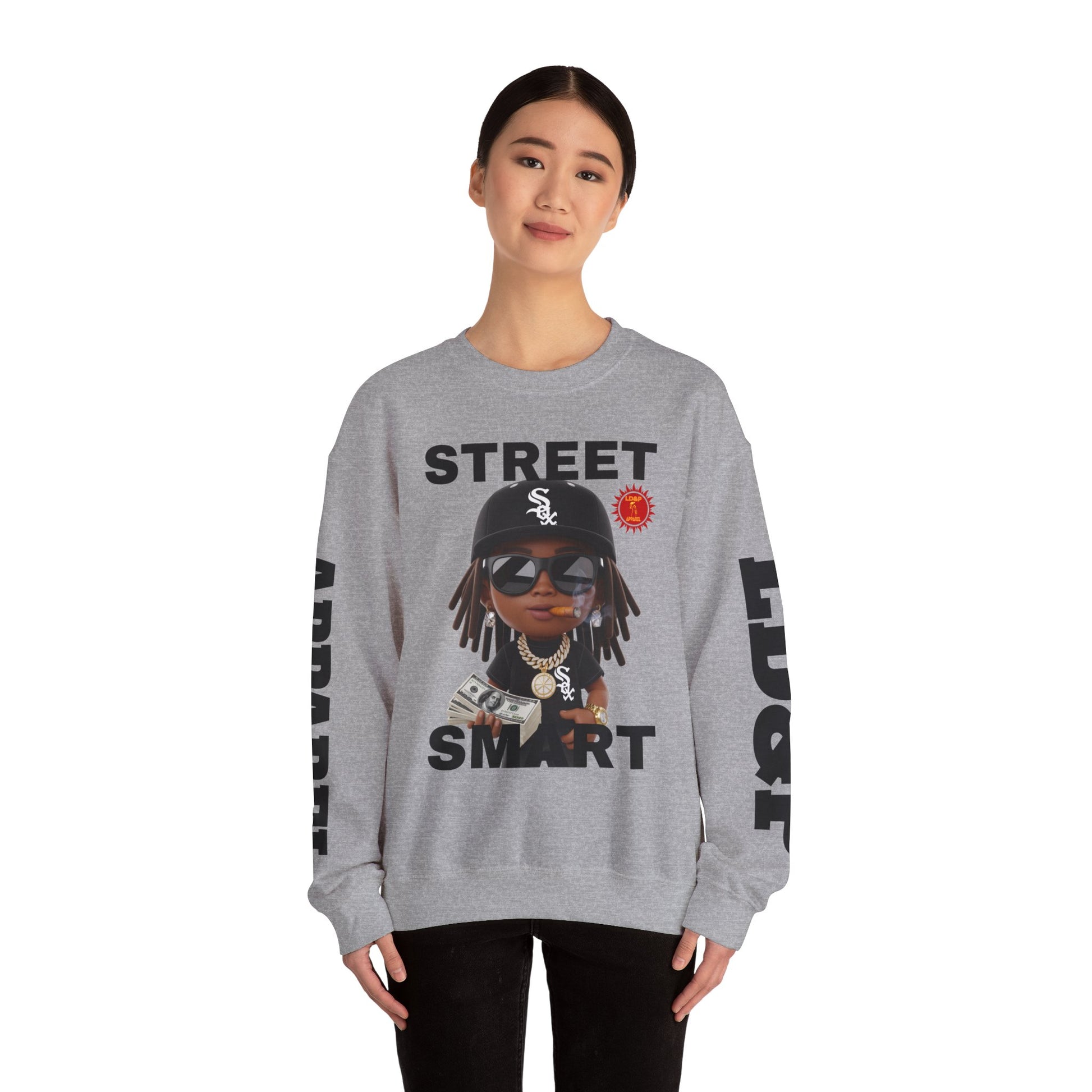 Street Smart Crewneck Sweatshirt - Urban Casual Wear
