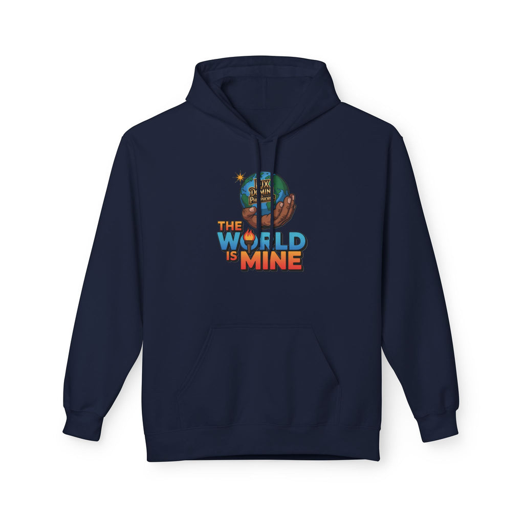 Hoodie Lux Domini and Phosphorus Design The World is Mine