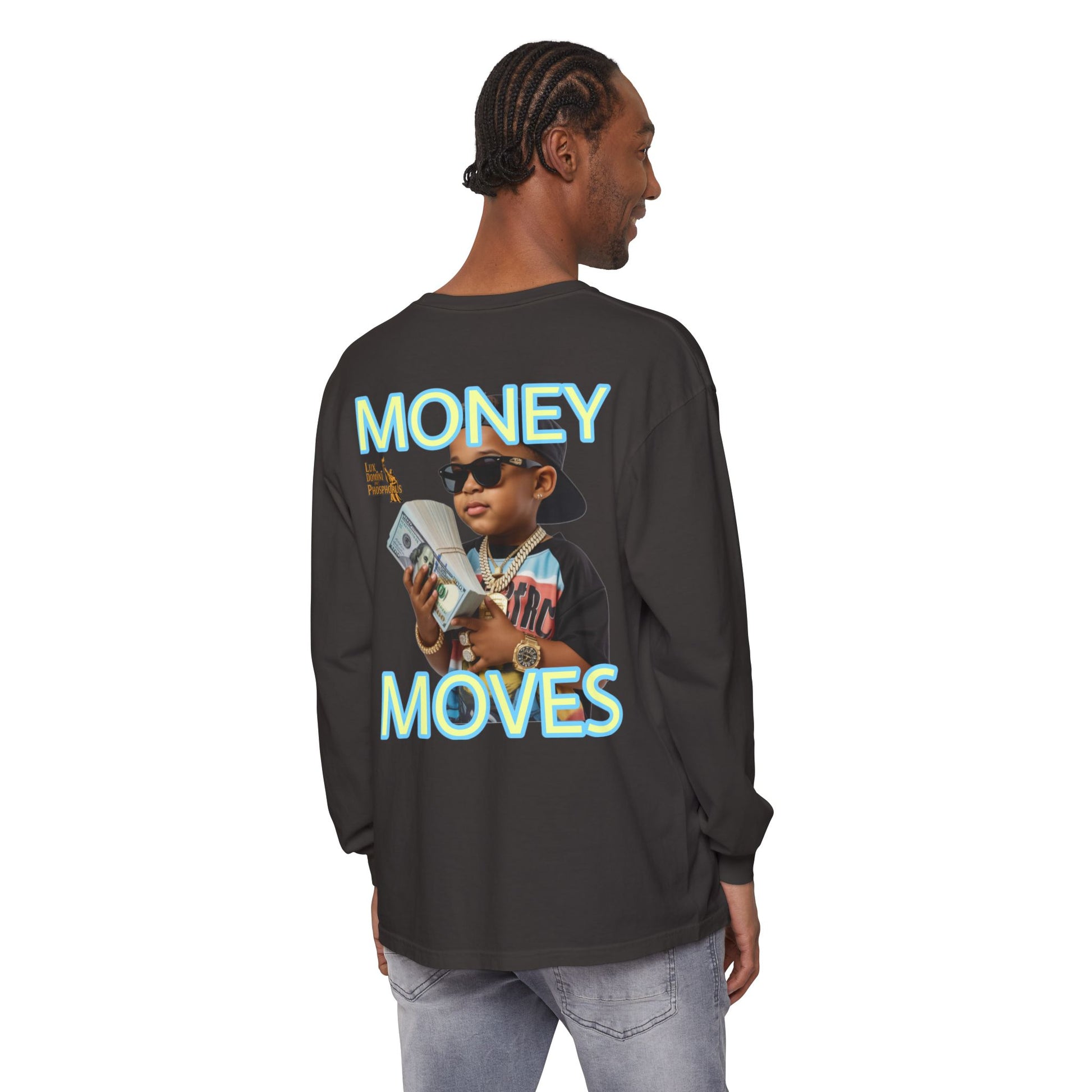Long Sleeve T-Shirt - Money Moves LD&P APPAREL