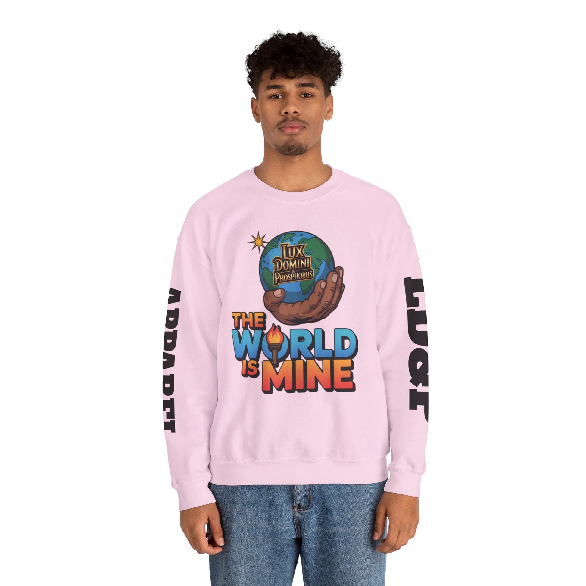 Graphic Sweatshirt - The World Is Mine LD&P APPAREL Design