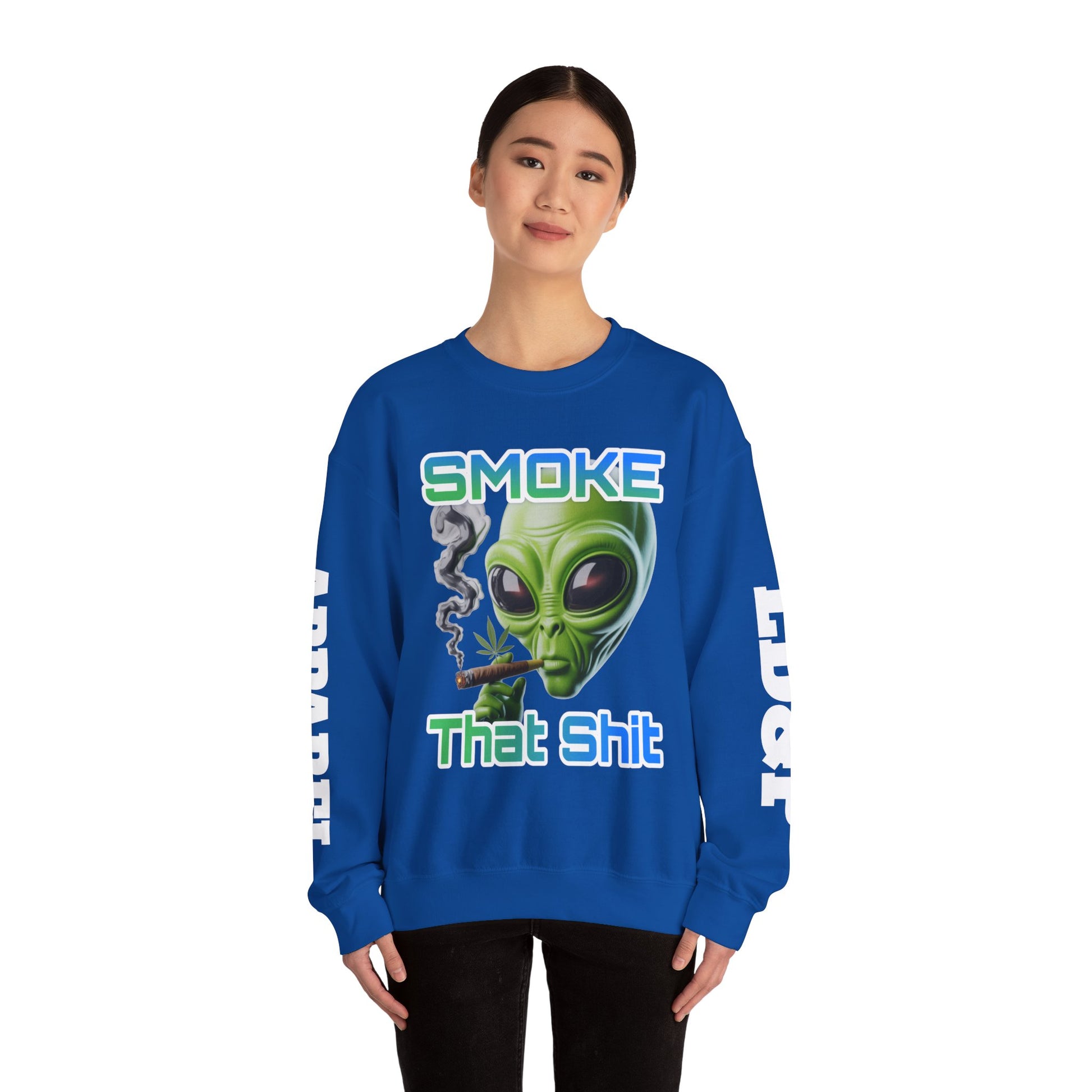 Crewneck Sweatshirt - Smoke That LD&P APPAREL Design