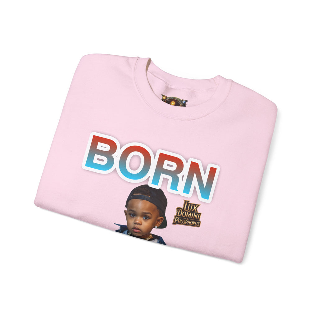 Crewneck Sweatshirt - Born Hustler LD&P Apparel