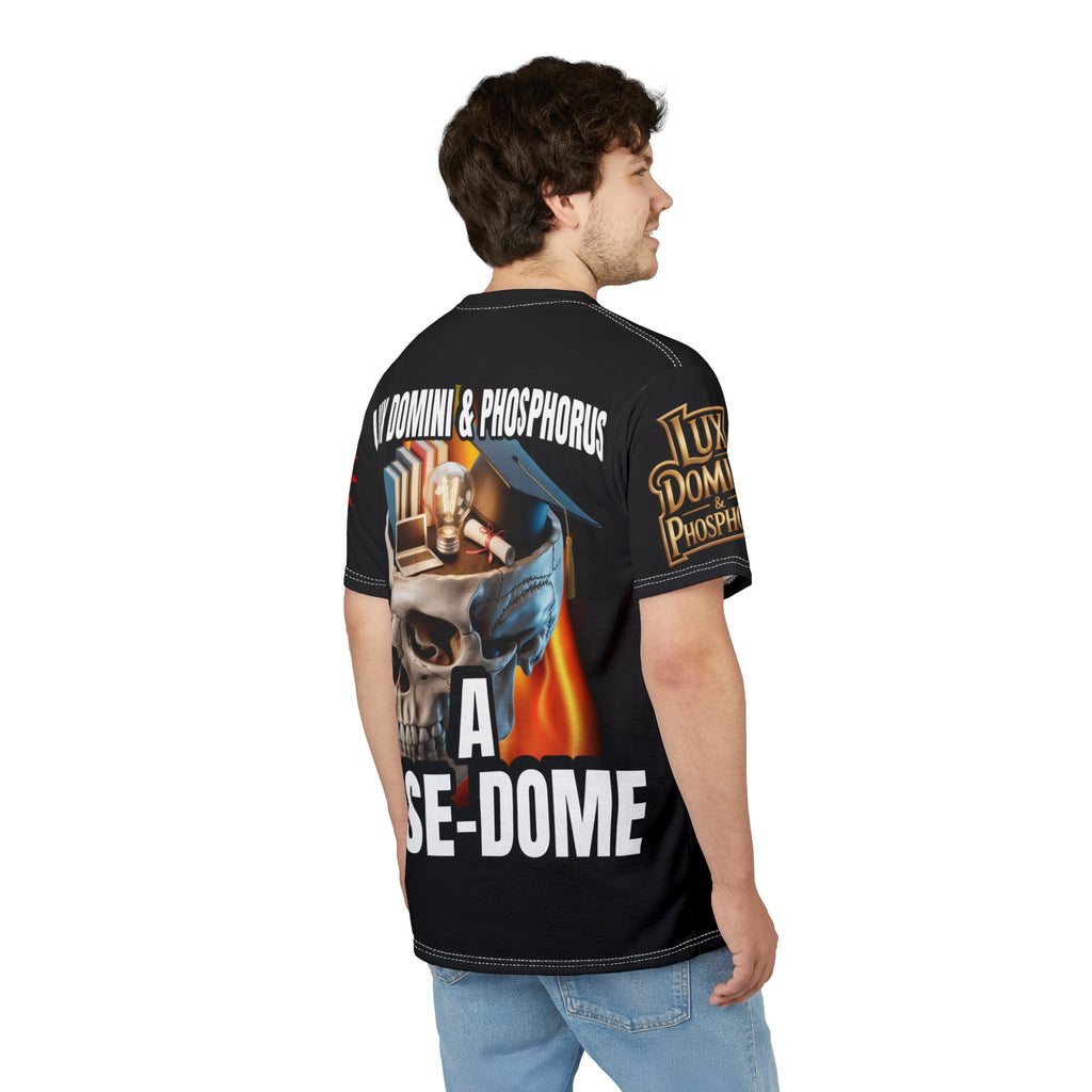 A Wise-Dome Graphic Tee — "Lux Domini & Phosphorus"