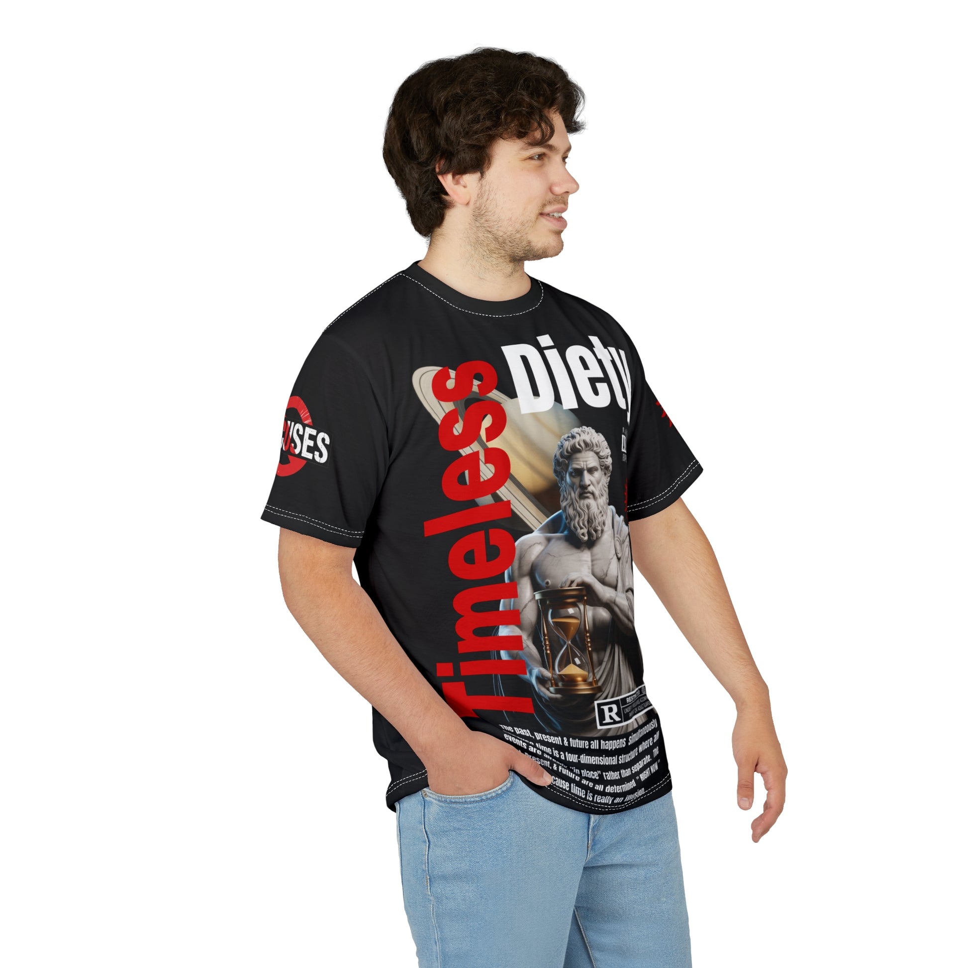 Timeless Diety Graphic Tee LD&P APPAREL Black