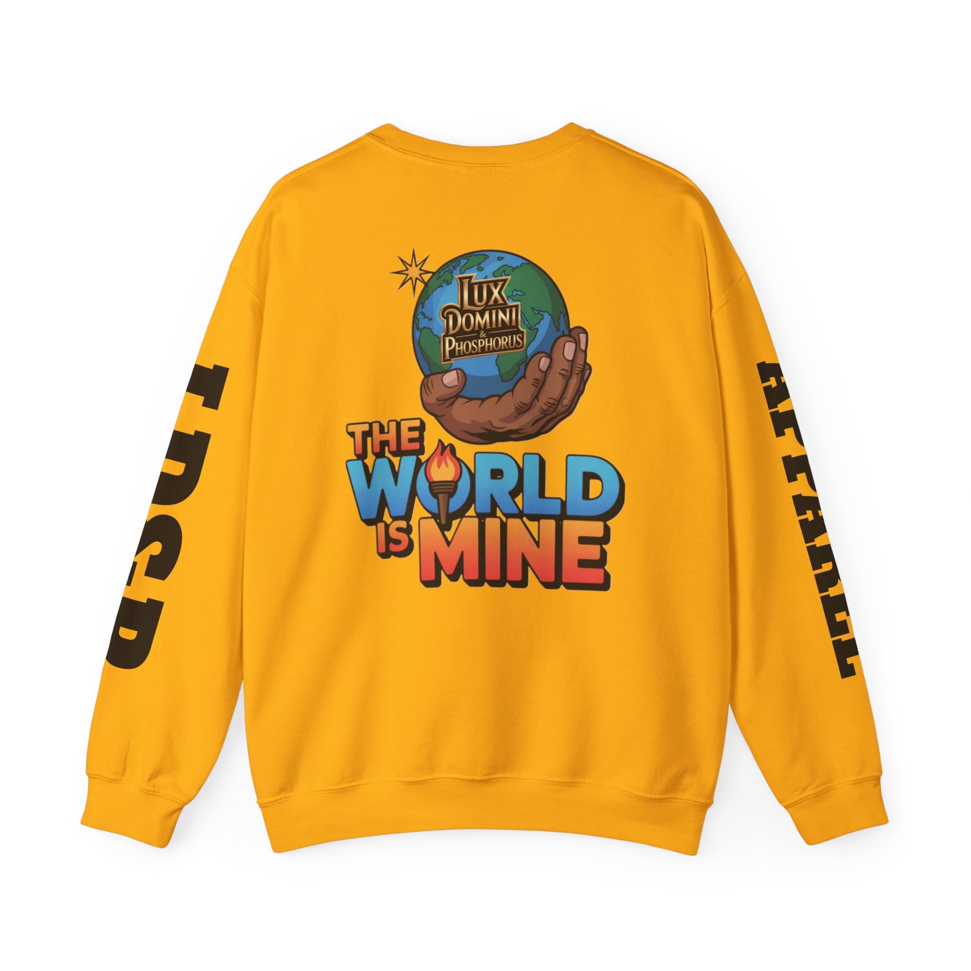 Graphic Sweatshirt - The World Is Mine LD&P APPAREL Design
