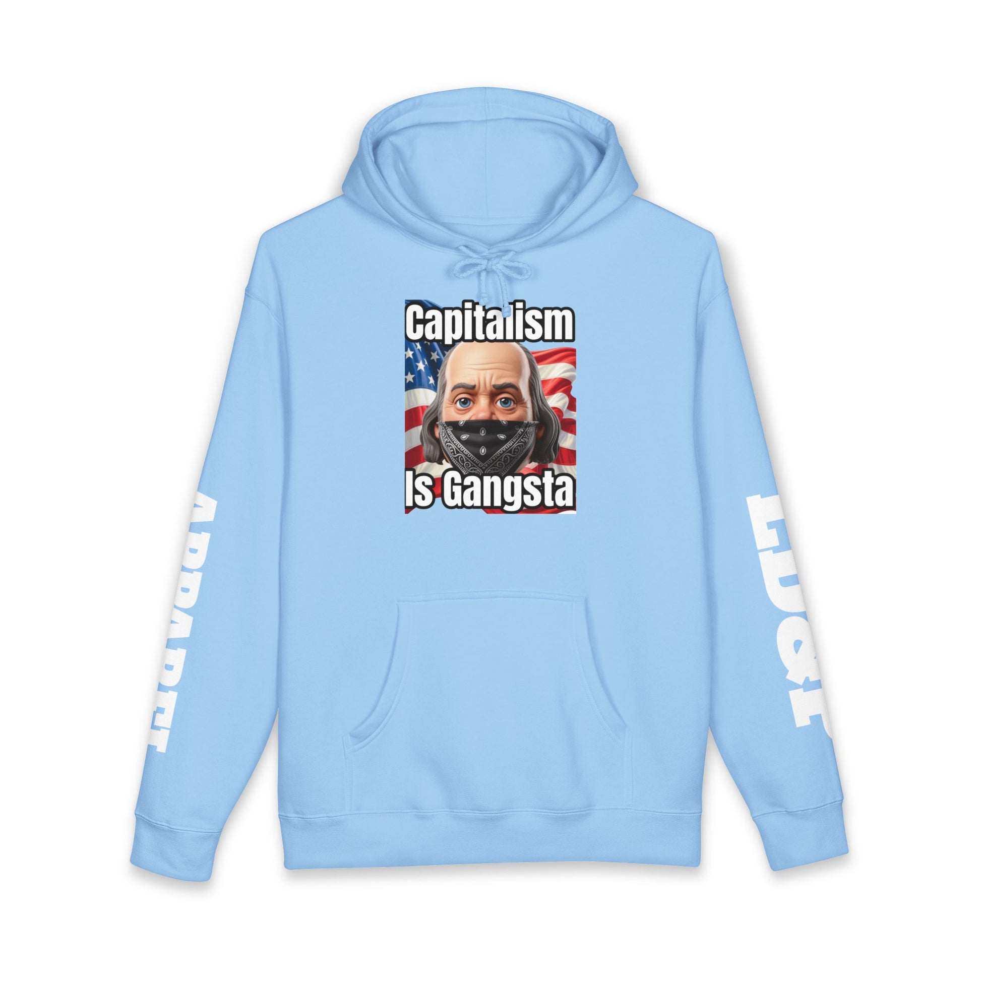 Capitalism is Gangsta Heavyweight Hooded Sweatshirt