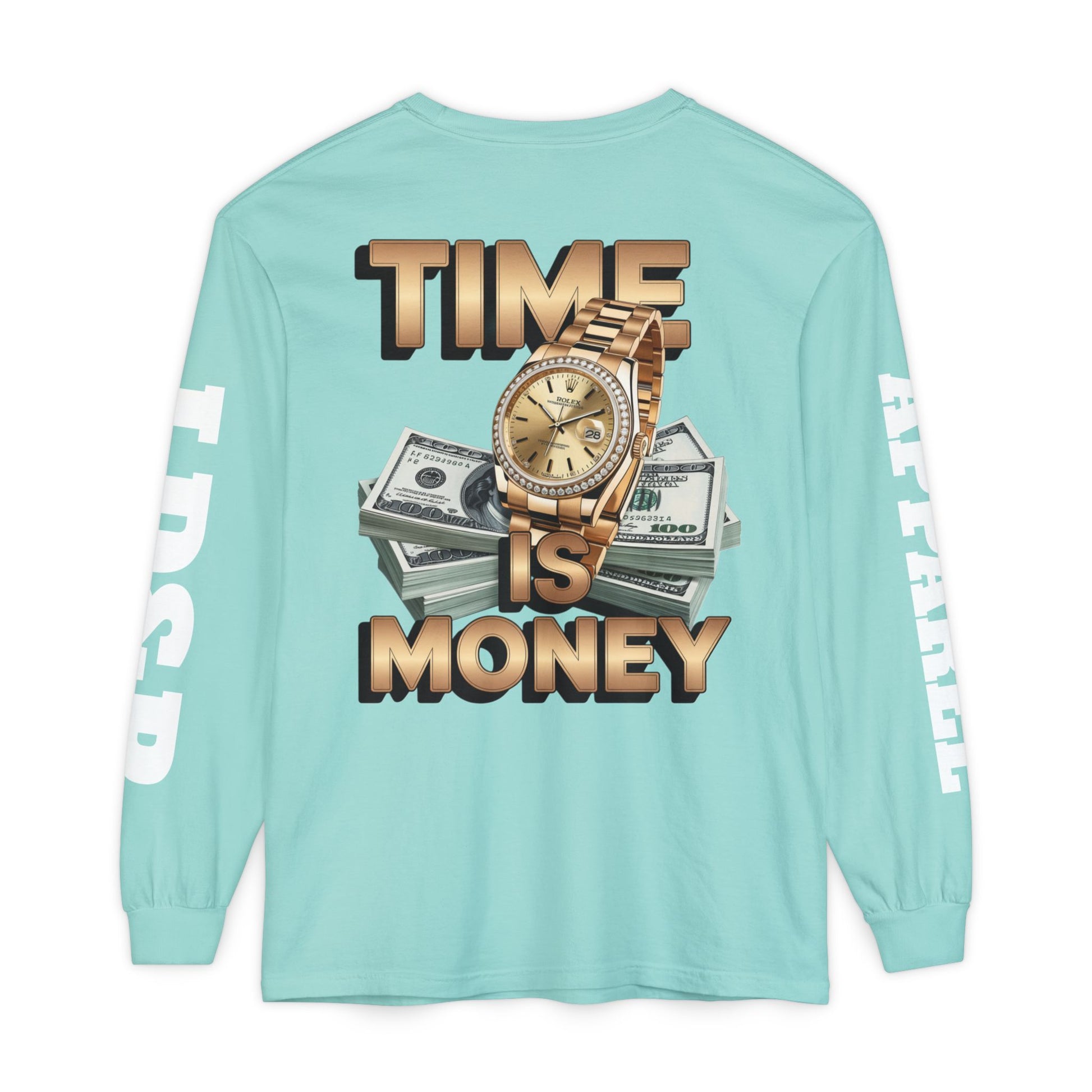 Long Sleeve T-Shirt Time is MONEY Design
