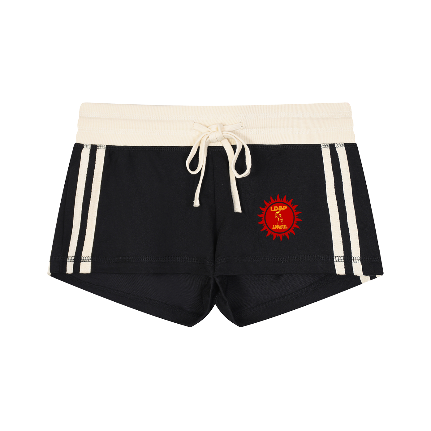 Women's Contrast Stripe Track Shorts