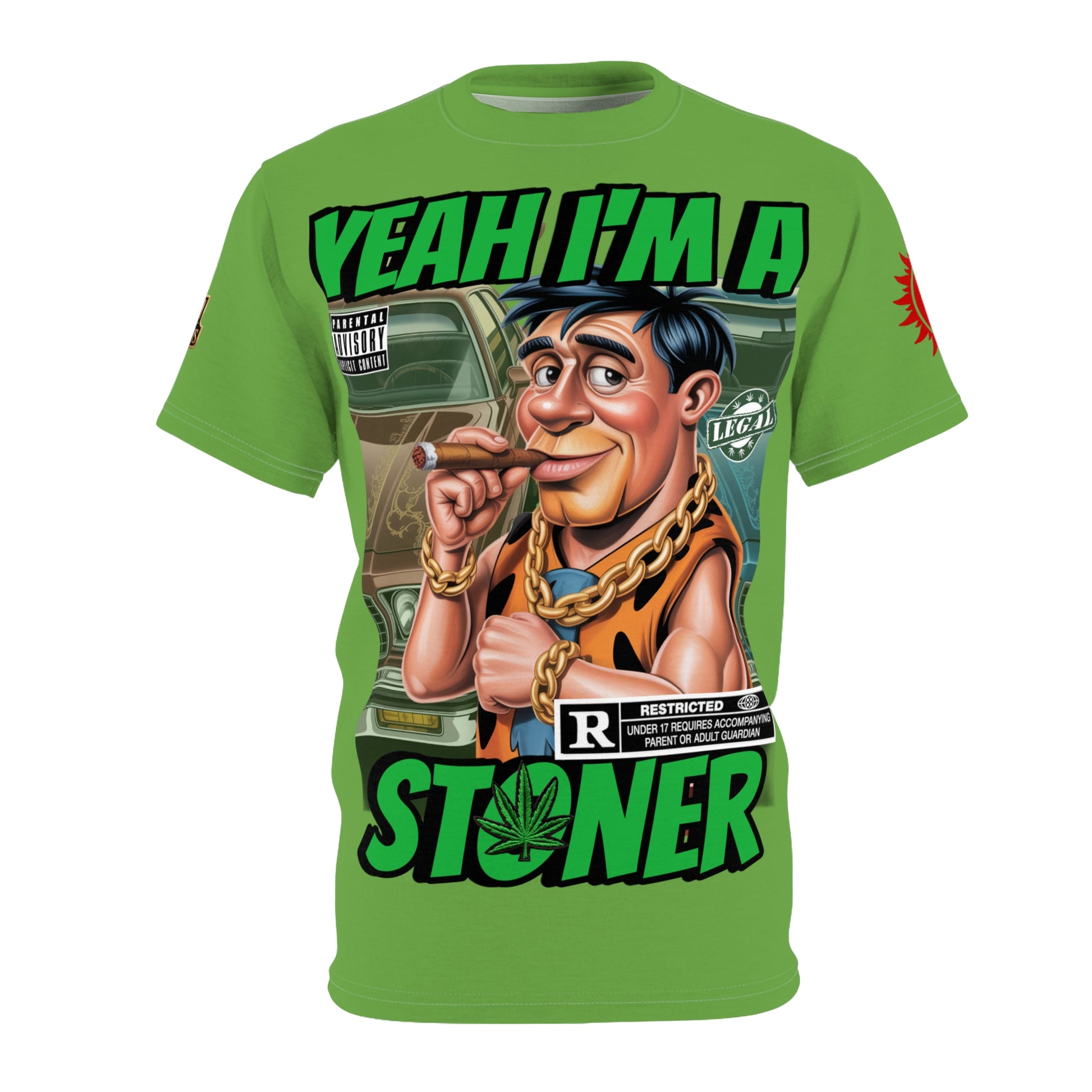 Yeah I'm a Stoner T-Shirt LD&P APPAREL Light Green