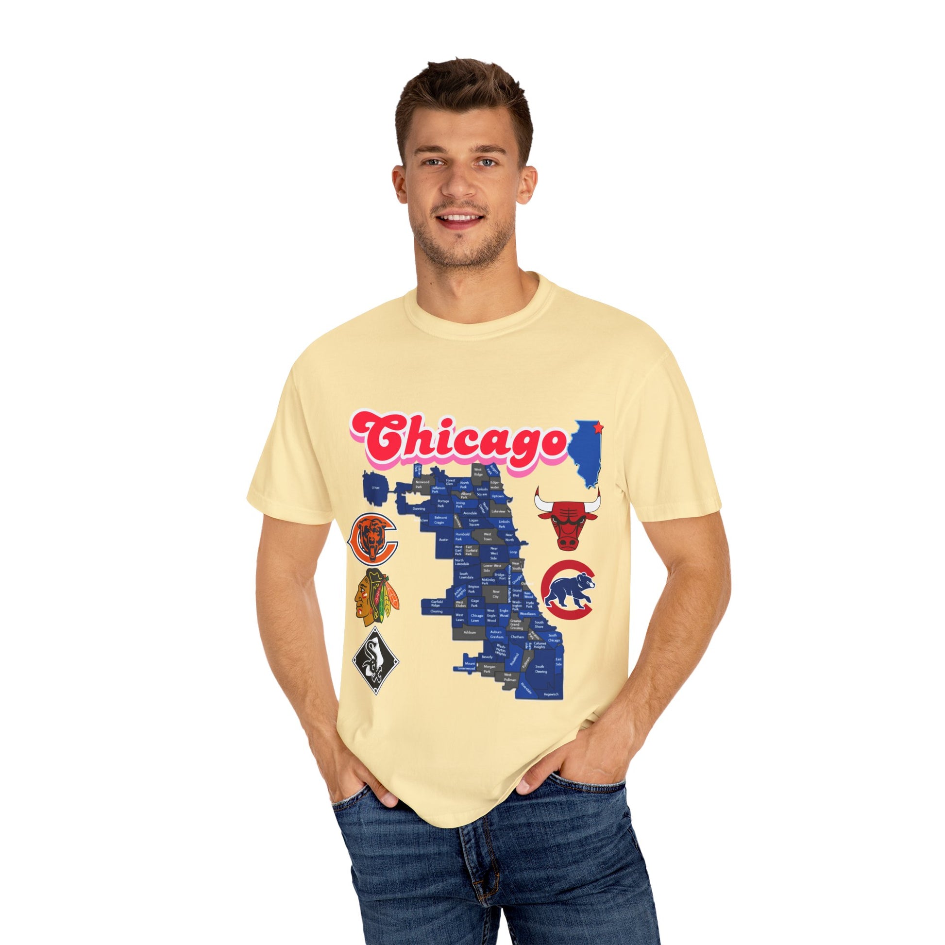 Chicago Unisex T-shirt - Vintage Chicago Design