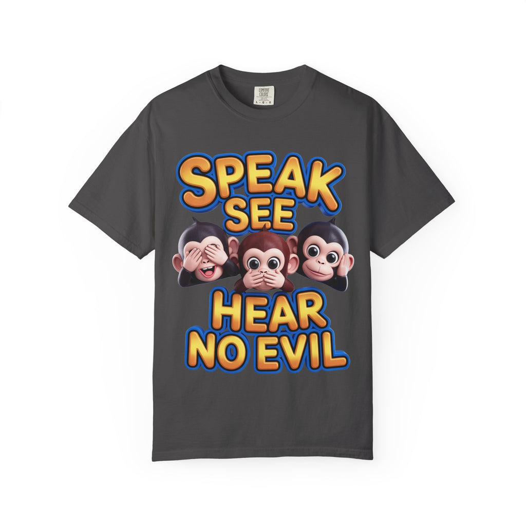 Graphic T-Shirt Speak See Hear No Evil