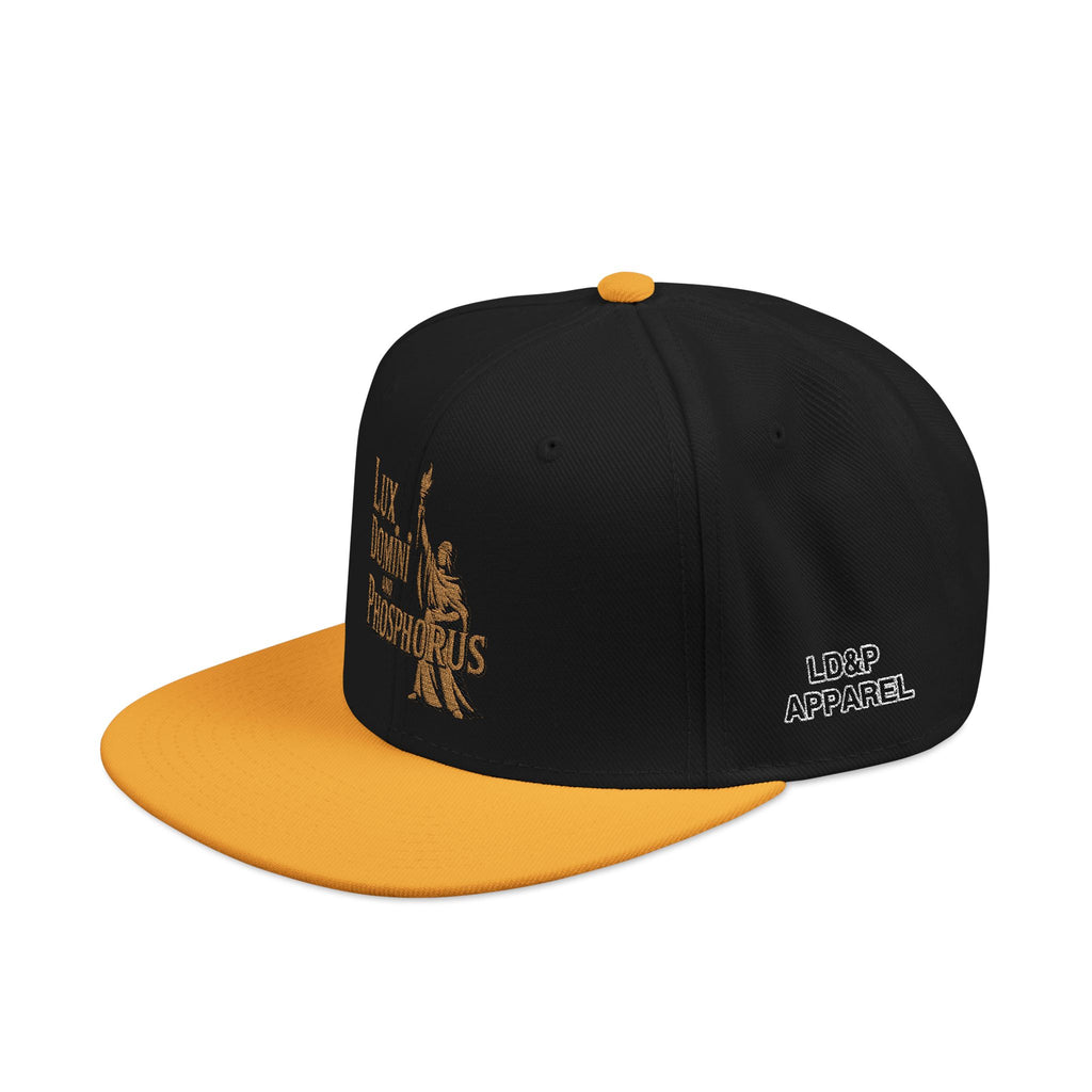 Snapback Cap - LUX DOMINI AND PHOSPHORUS Embroidered Hat
