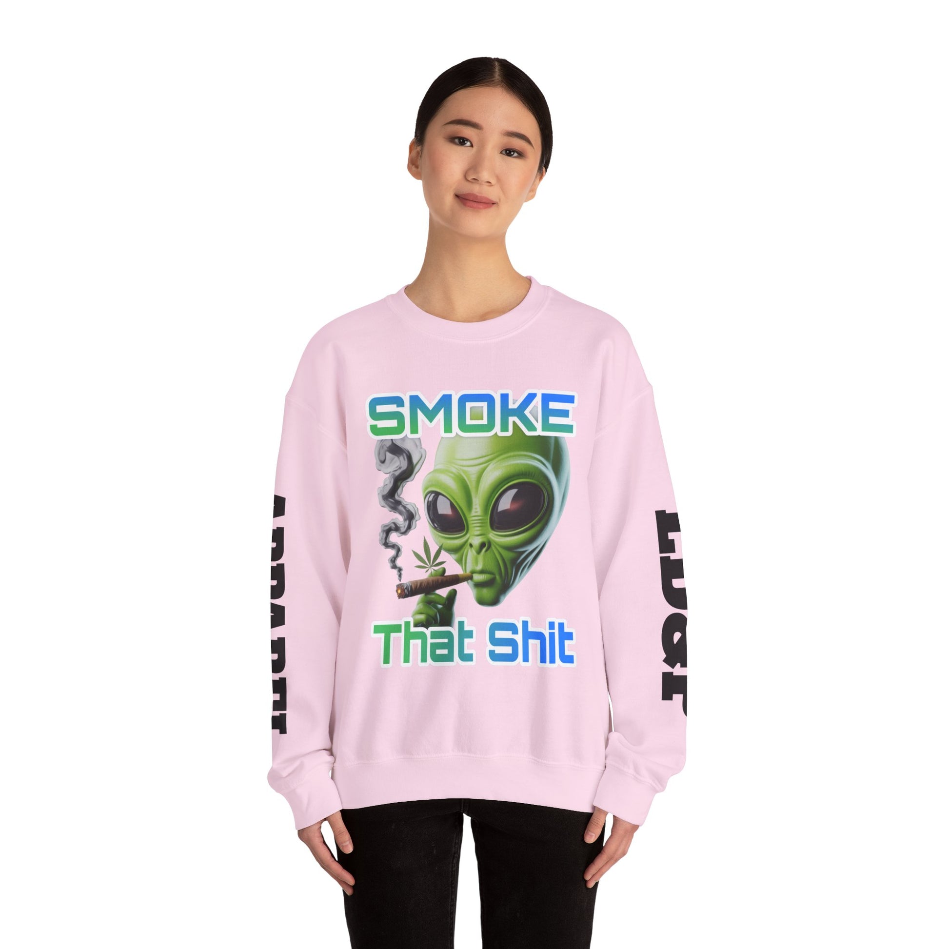 Crewneck Sweatshirt - Smoke That LD&P APPAREL Design
