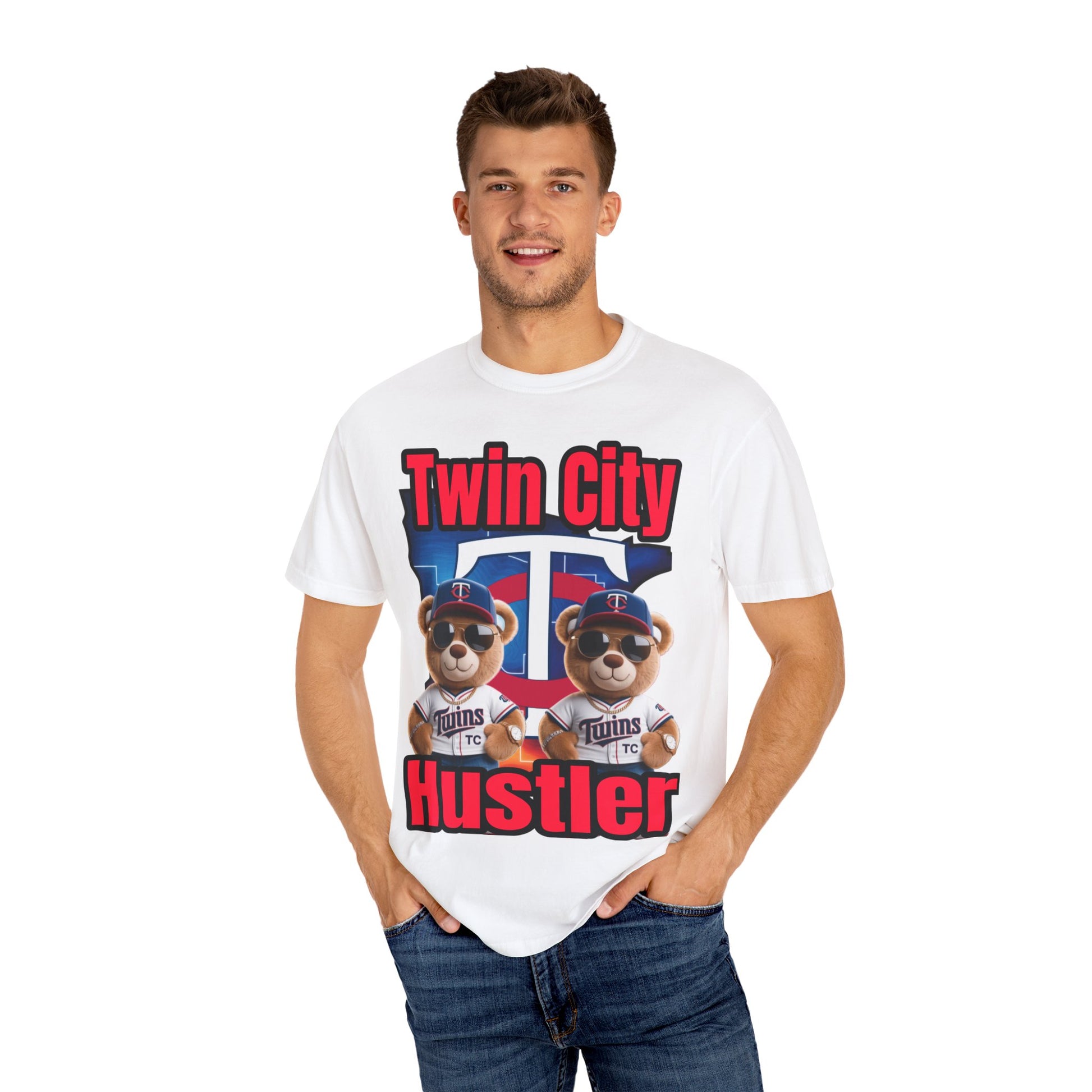 Hustler Garment-Dyed T-shirt - Twin City LD&P Apparel Design