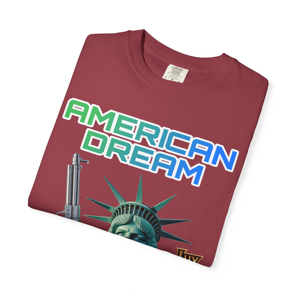 T-shirt American Dream or Nightmare Unisex Garment-Dyed