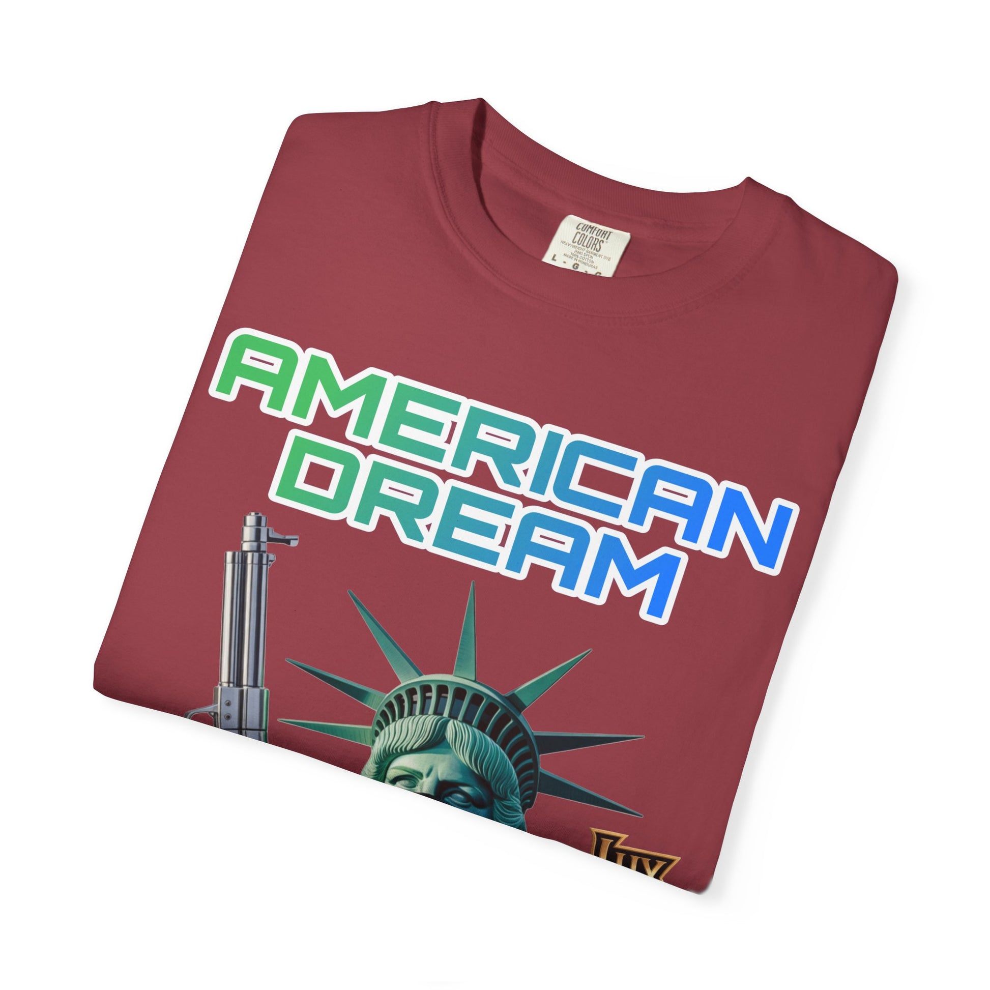T-shirt American Dream or Nightmare Unisex Garment-Dyed