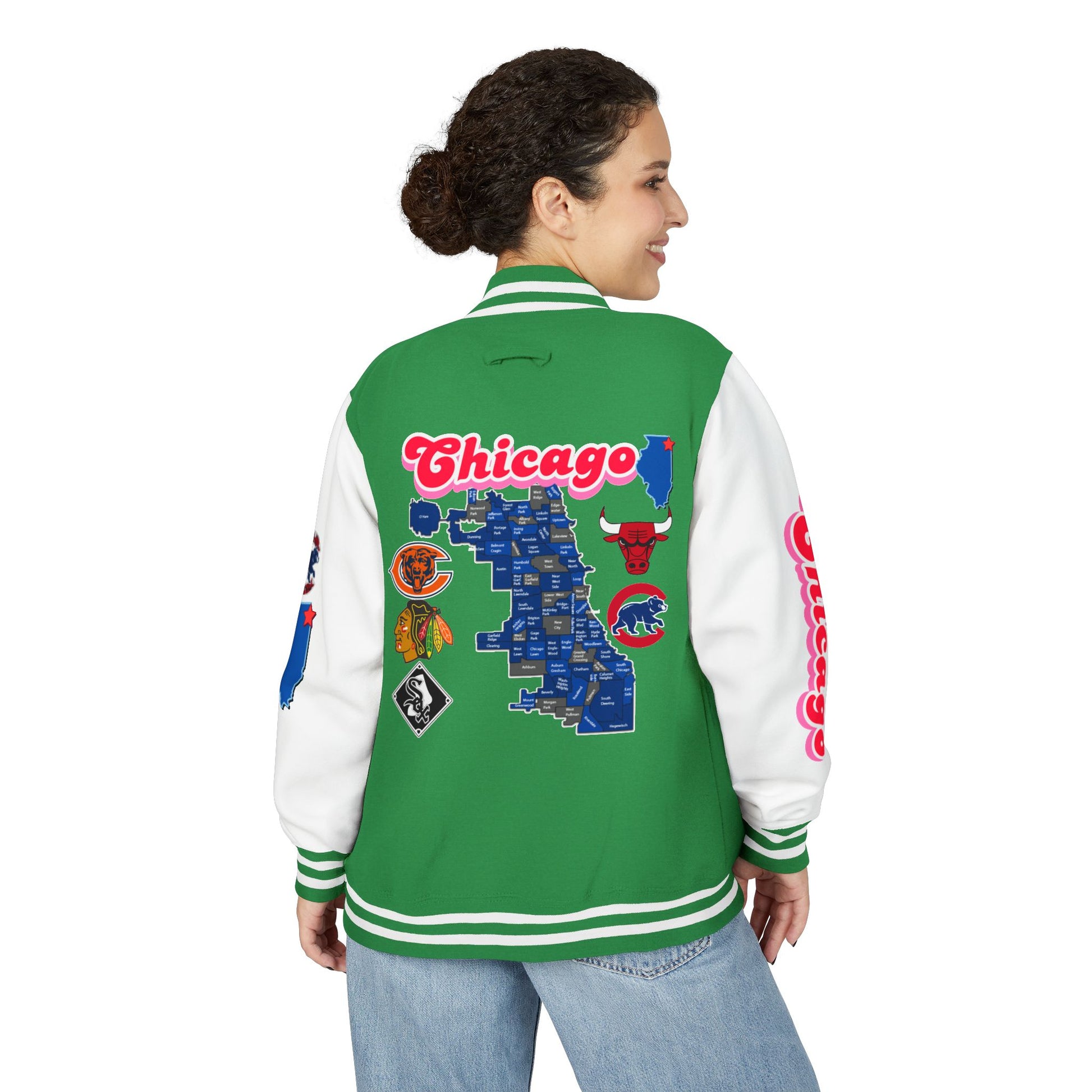 Letterman Jacket Chicago Design