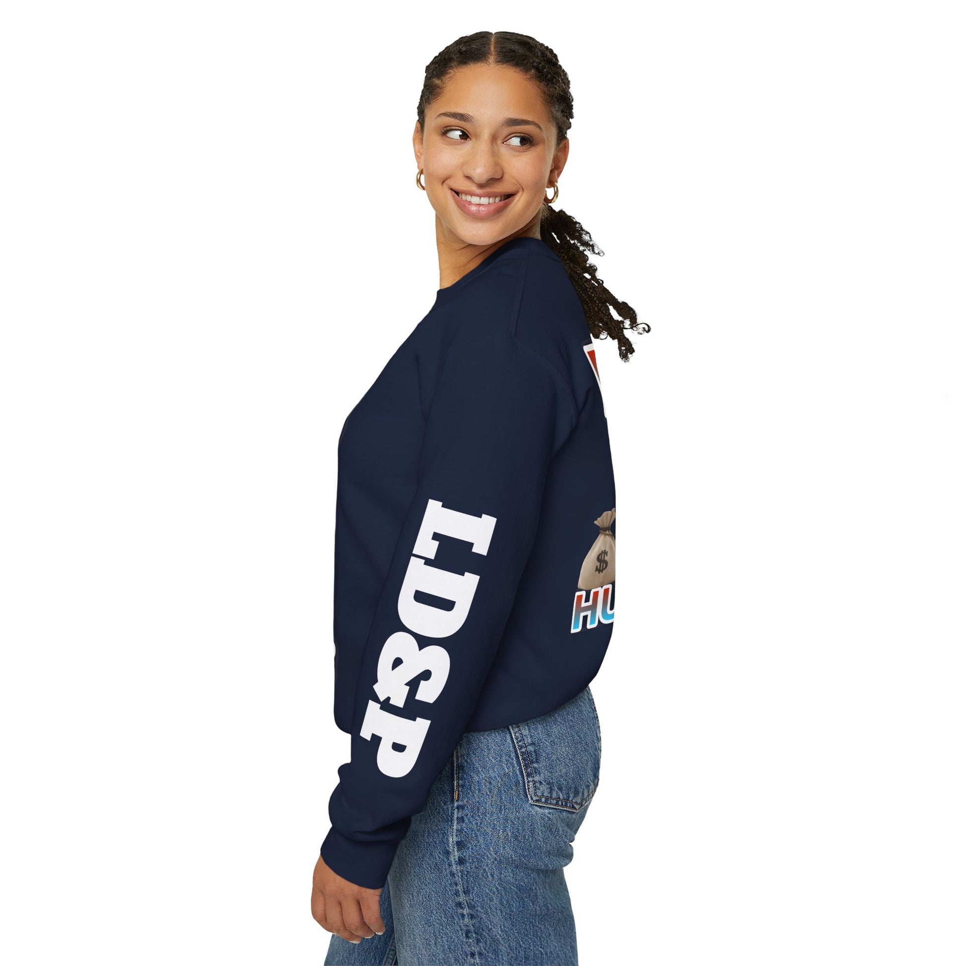 Crewneck Sweatshirt - Born Hustler LD&P Apparel
