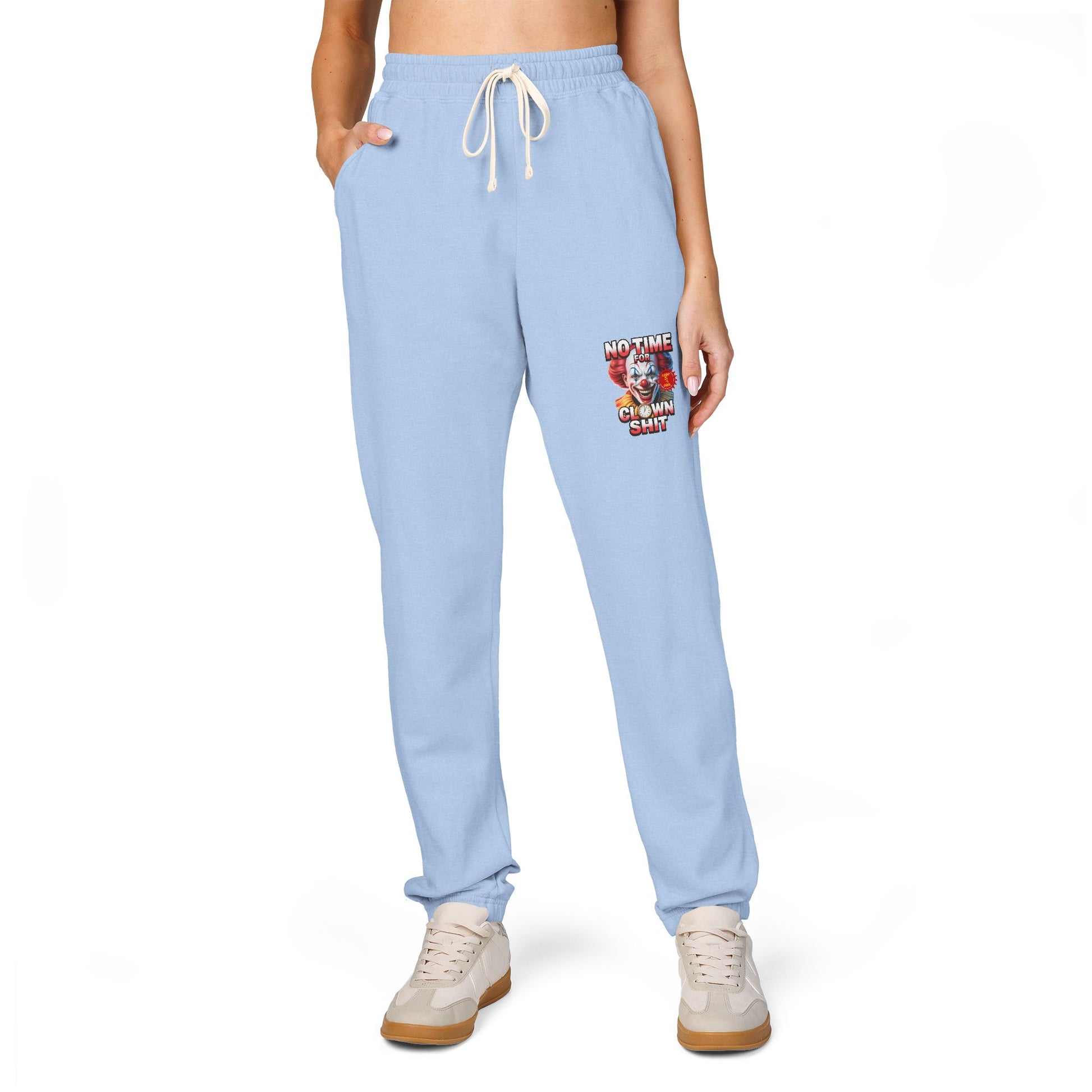Graphic Sweatpants — 'No Time For Clown Shit Joggers