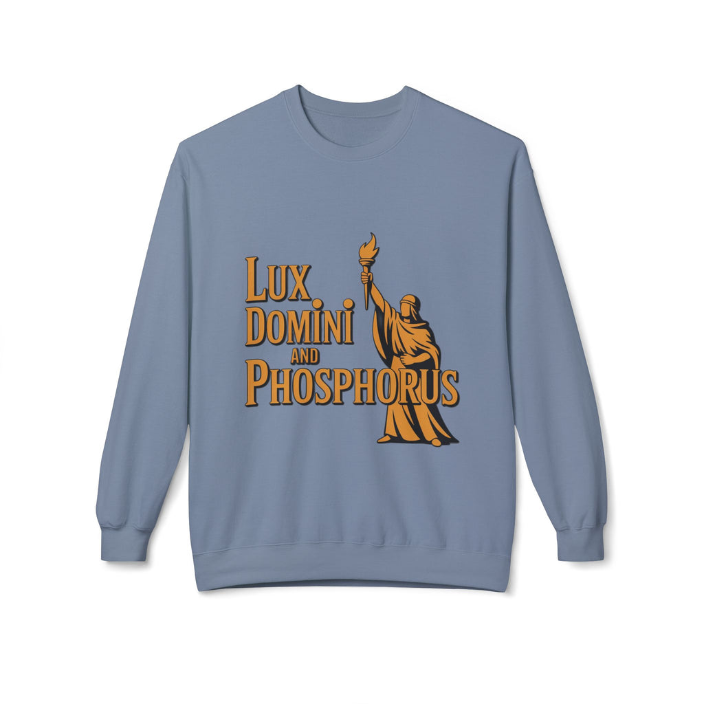 "Lux Domini and Phosphorus" crew-neck sweatshirt