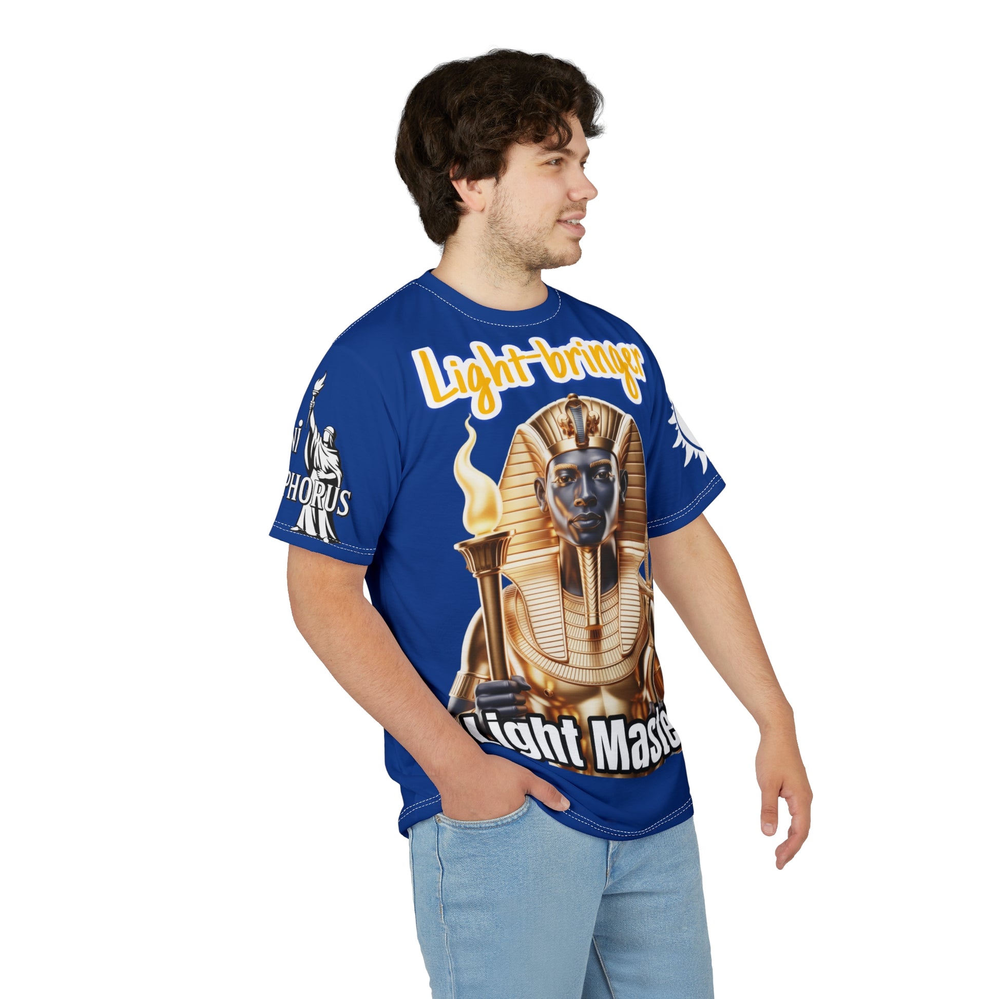 Light Master Tee - Lux Domini and Phosphorus LD&P Apparel Design Blue