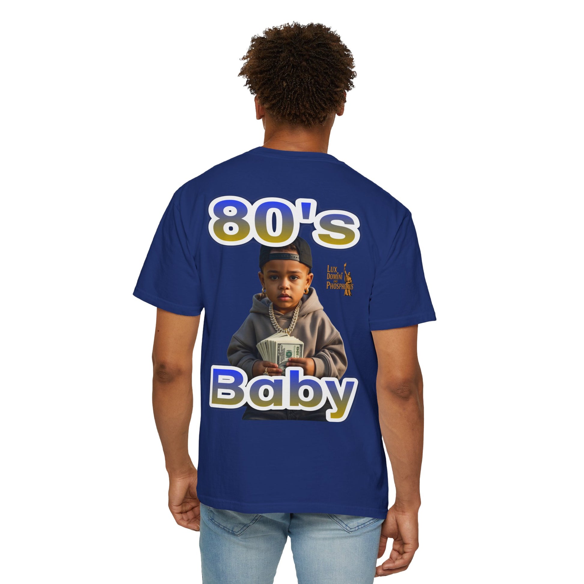 80s Baby Unisex Garment-Dyed T-shirt - LD&P APPAREL