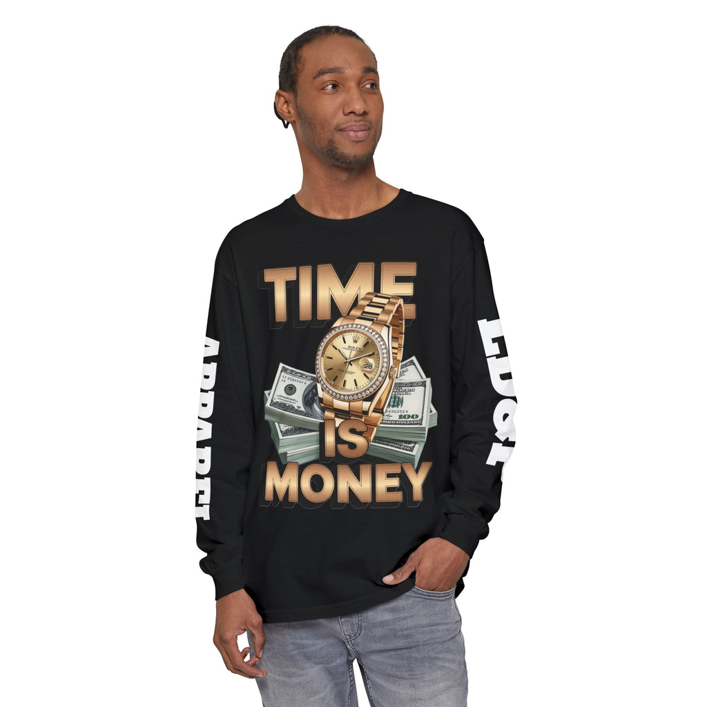 Long Sleeve T-Shirt Time is MONEY Design