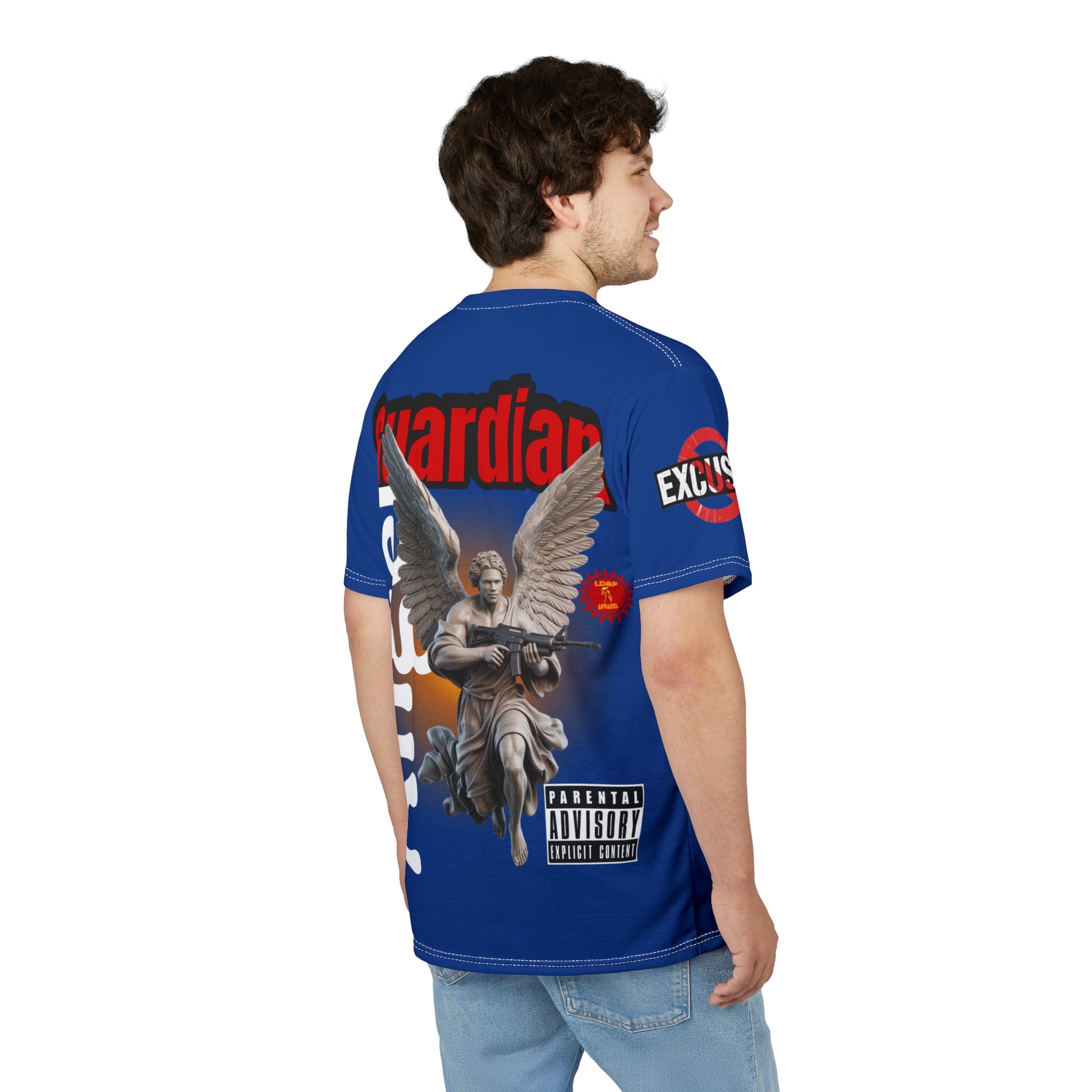 Guardian Angel Graphic Tee LD&P APPAREL Blue