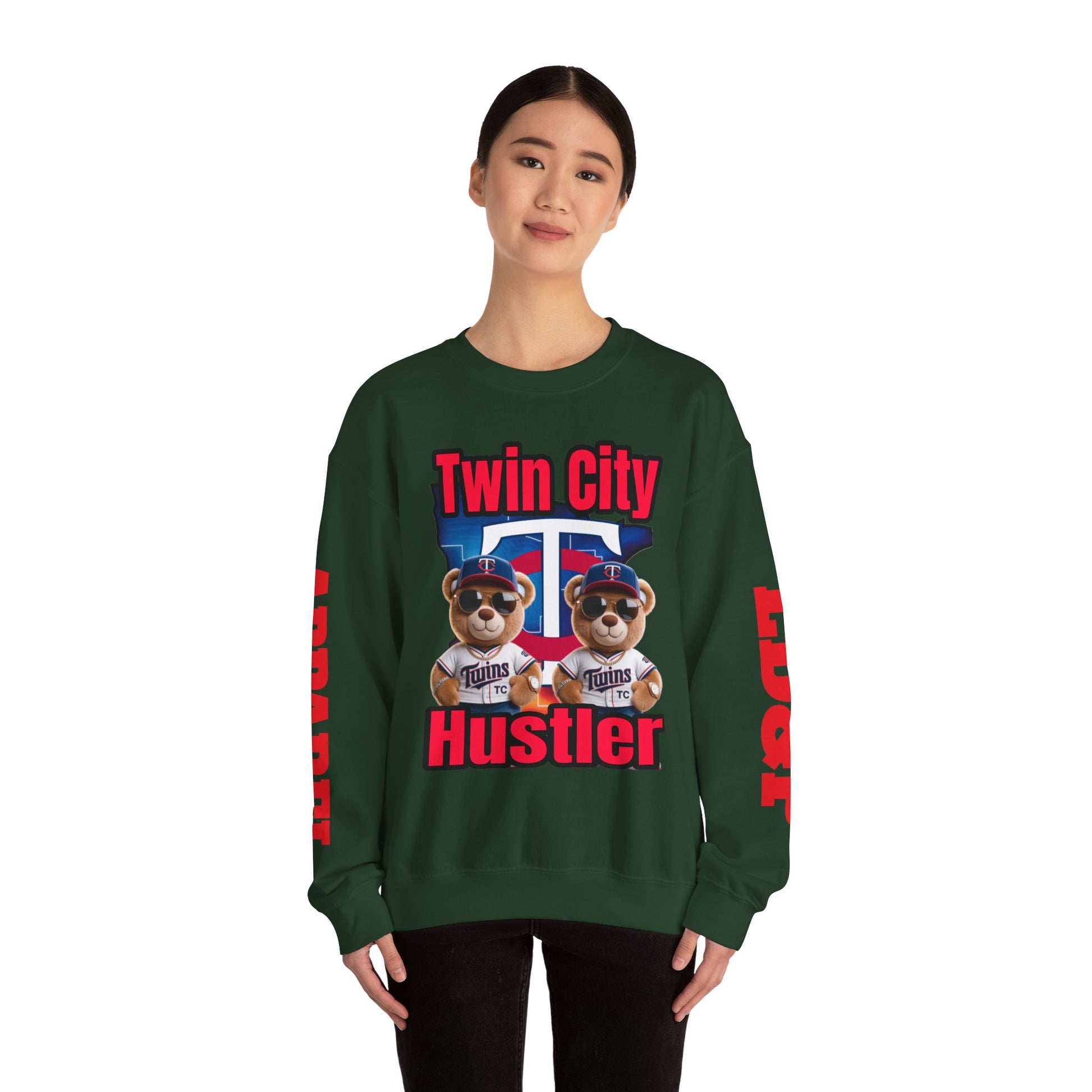 Crewneck Sweatshirt Twin City Hustler LD&P Apparel Design