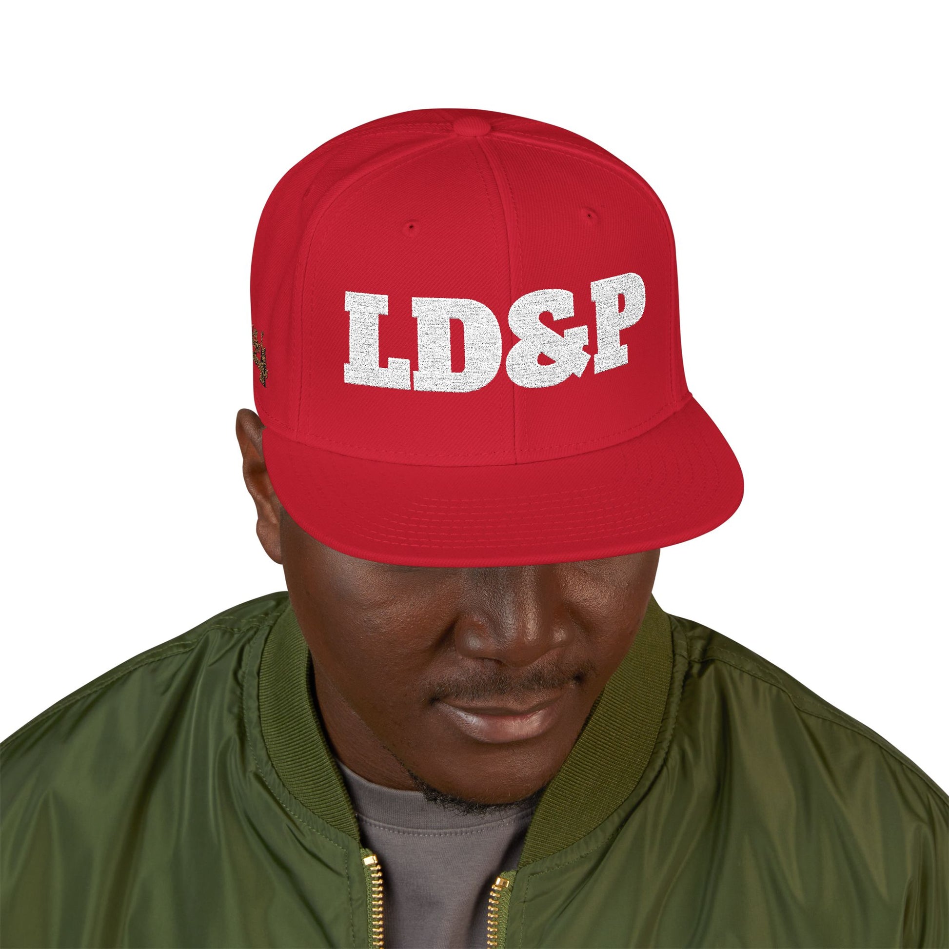 Embroidered Snapback Cap - LD&P Apparel Design 2