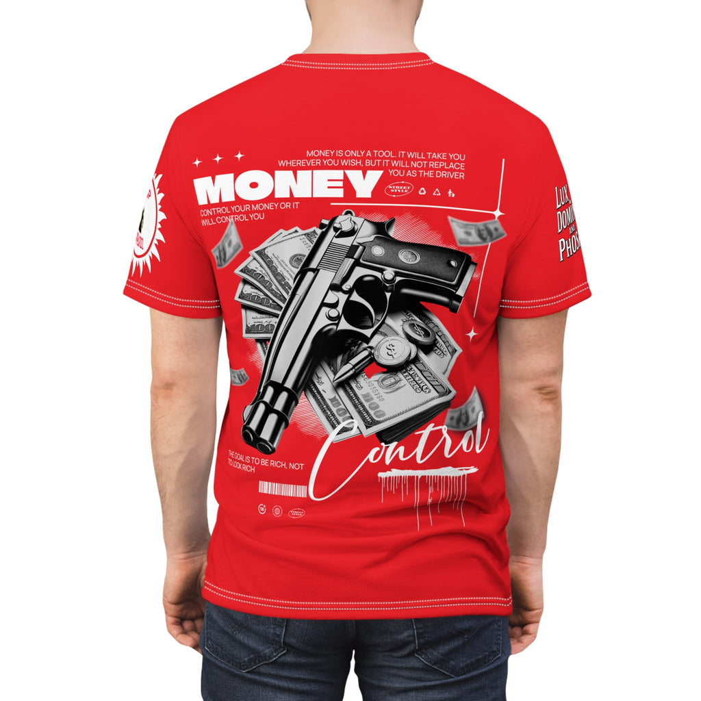Money Control Graphic Tee LD&P APPAREL RED